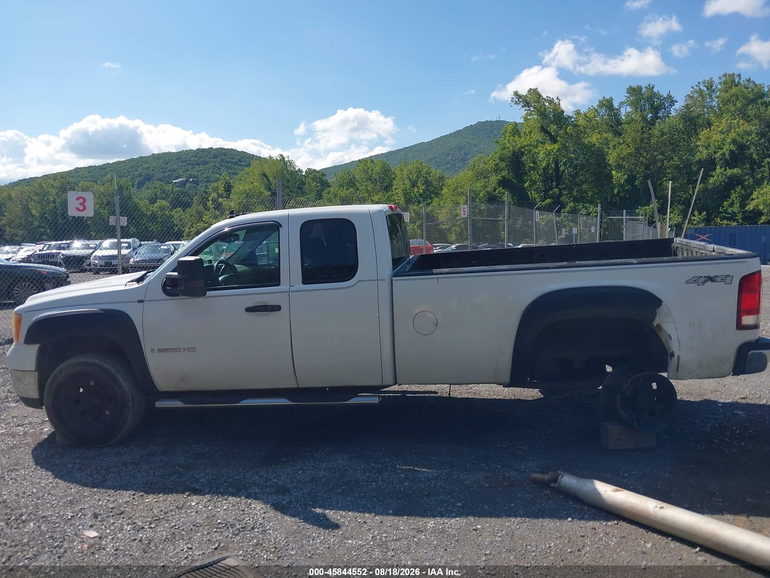 2009 Gmc Sierra 2500hd Work Truck Белый vin: 1GTHK49K39E106497