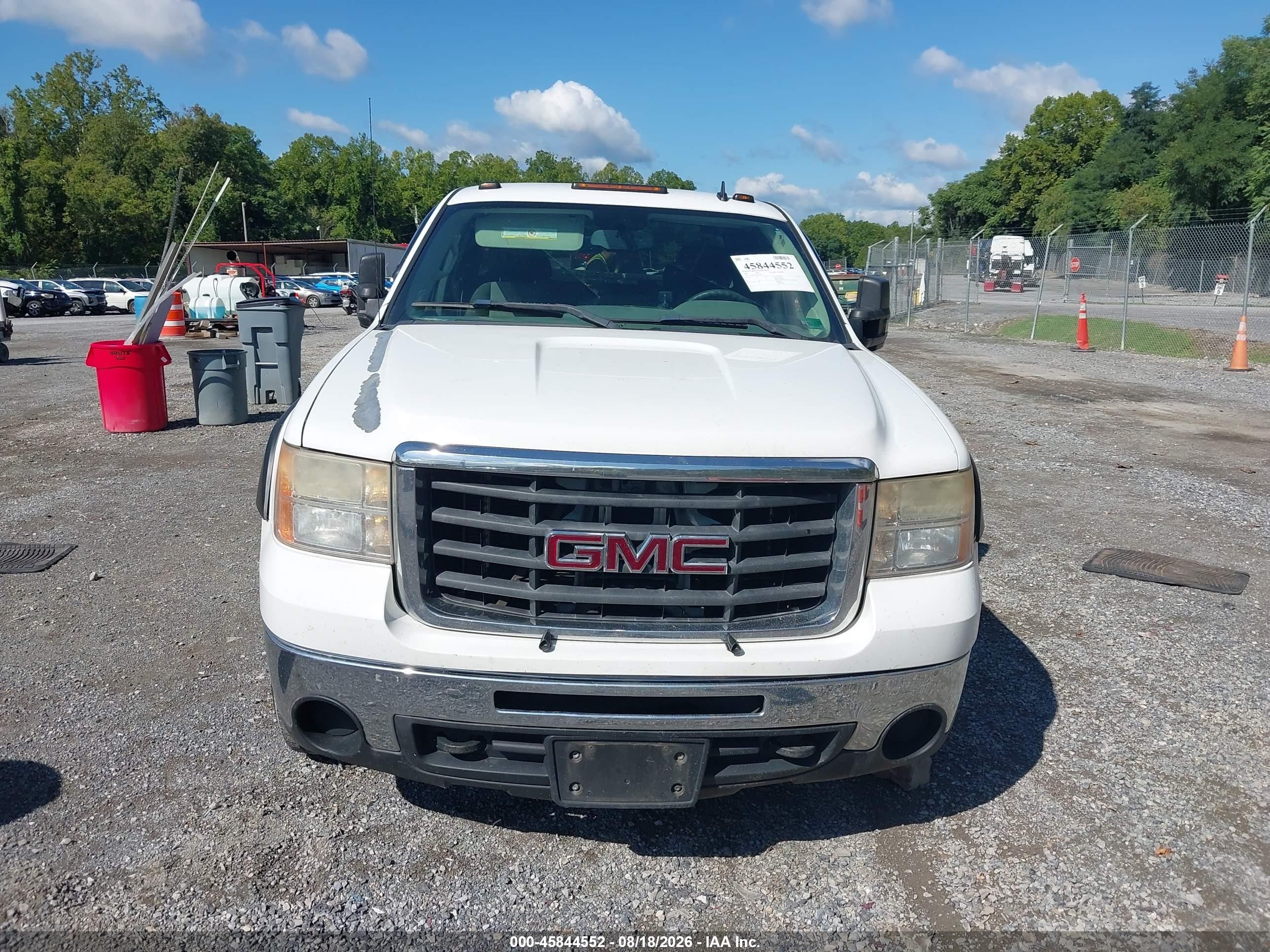 2009 Gmc Sierra 2500hd Work Truck Белый vin: 1GTHK49K39E106497