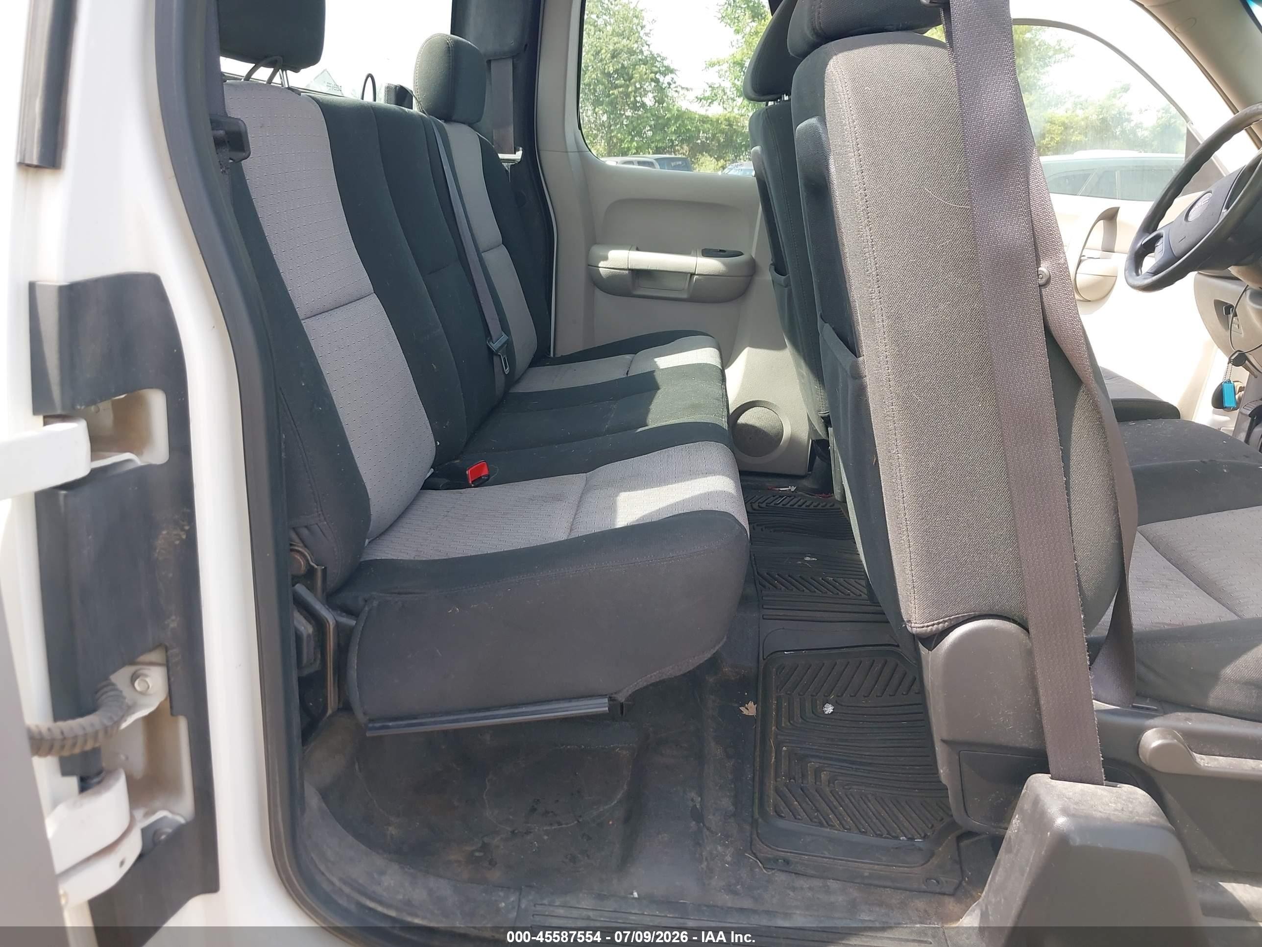 2009 Gmc Sierra 2500hd Work Truck White vin: 1GTHK49K49E134275