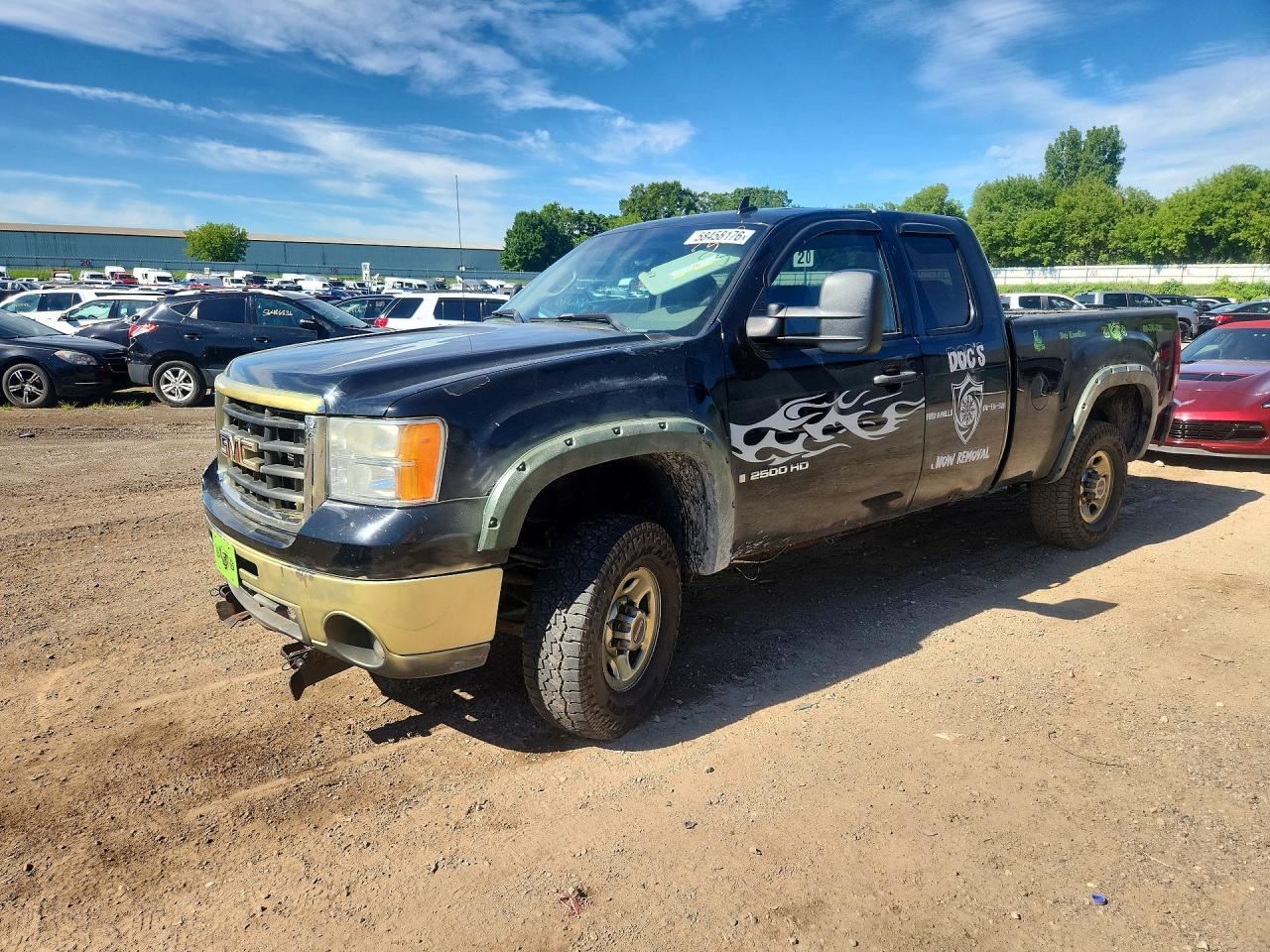 2009 Gmc Sierra K2500 Heavy Duty Black vin: 1GTHK49K69E162269