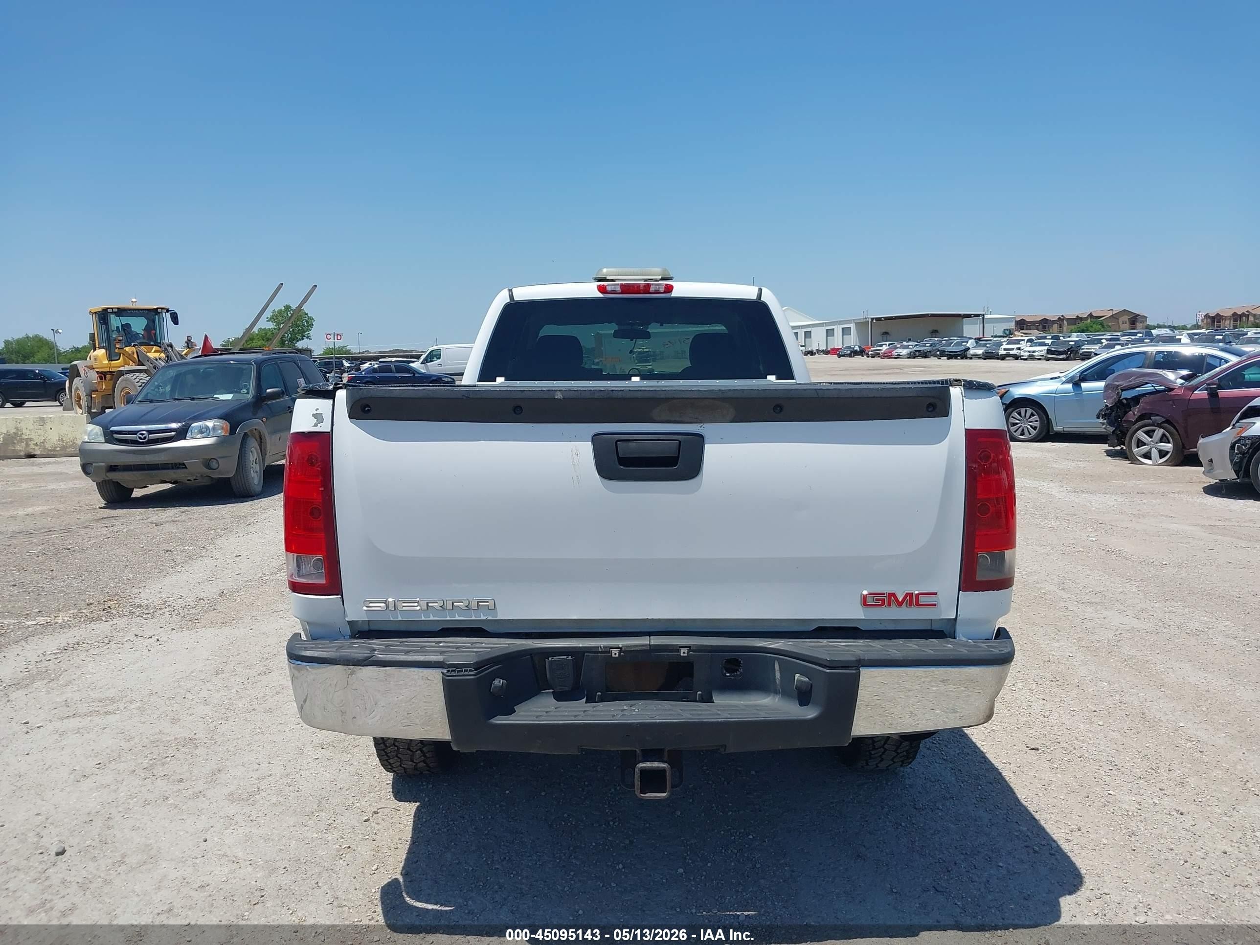 2009 Gmc Sierra 2500hd Work Truck White vin: 1GTHK49K99E108366