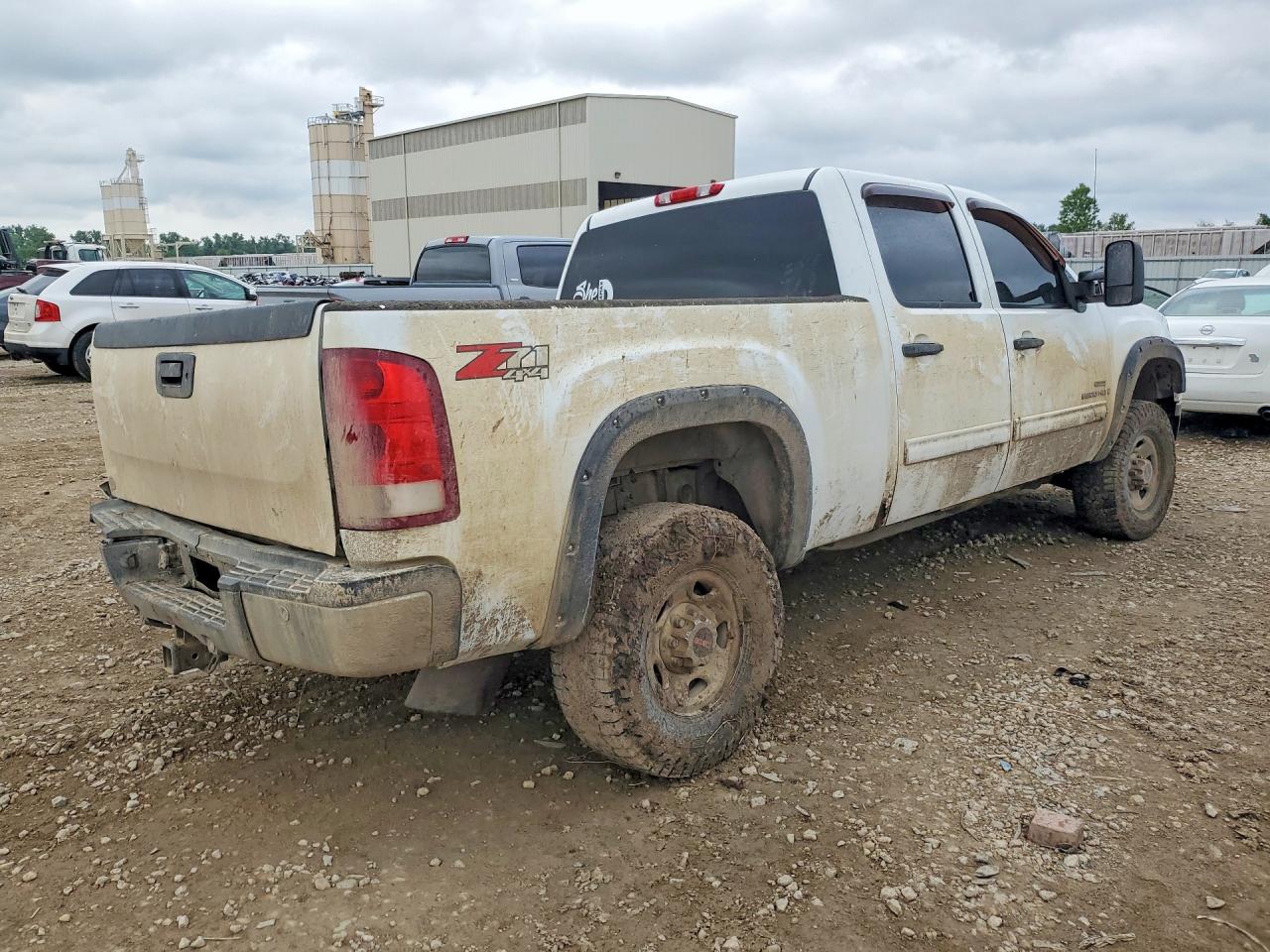 2009 Gmc Sierra K2500 Sle White vin: 1GTHK53609F148234