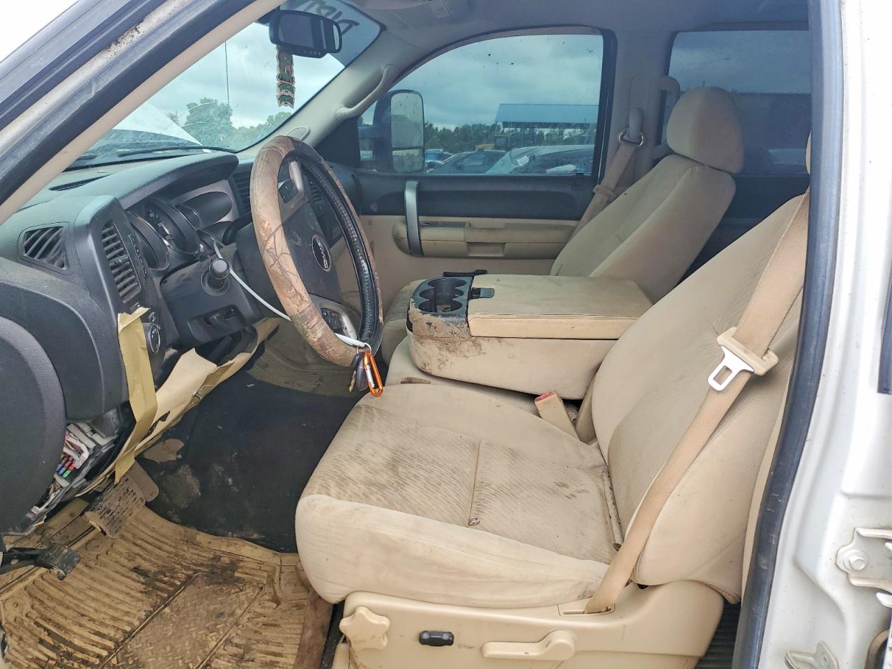2009 Gmc Sierra K2500 Sle White vin: 1GTHK53609F148234
