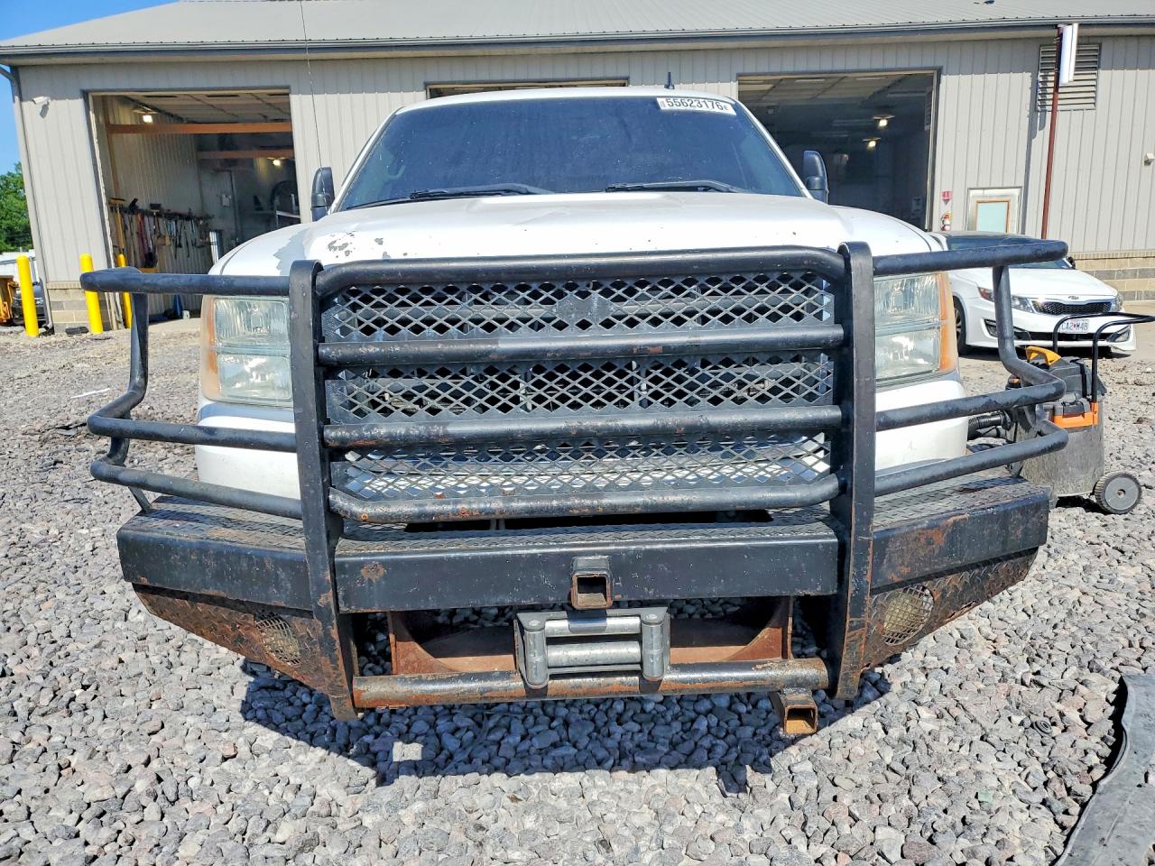 2009 Gmc Sierra K2500 Sle Белый vin: 1GTHK53629F152107
