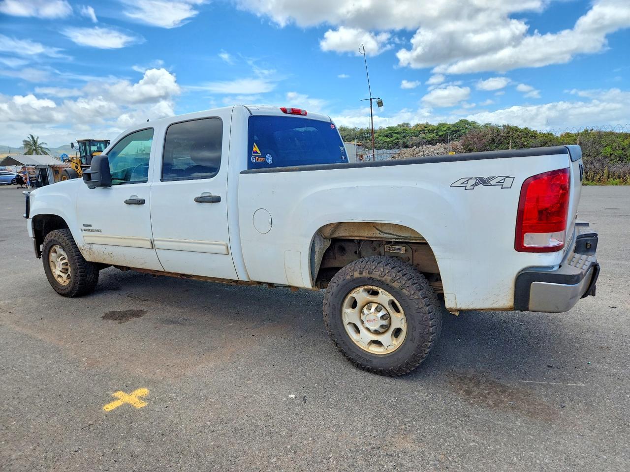 2009 Gmc Sierra K2500 Sle Белый vin: 1GTHK53659F133051