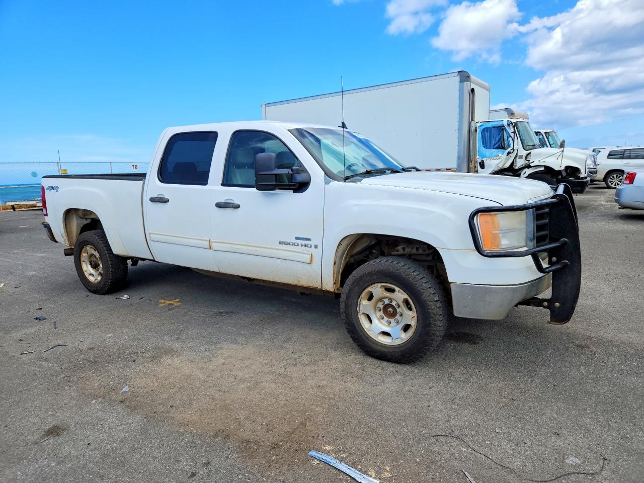 2009 Gmc Sierra K2500 Sle Белый vin: 1GTHK53659F133051
