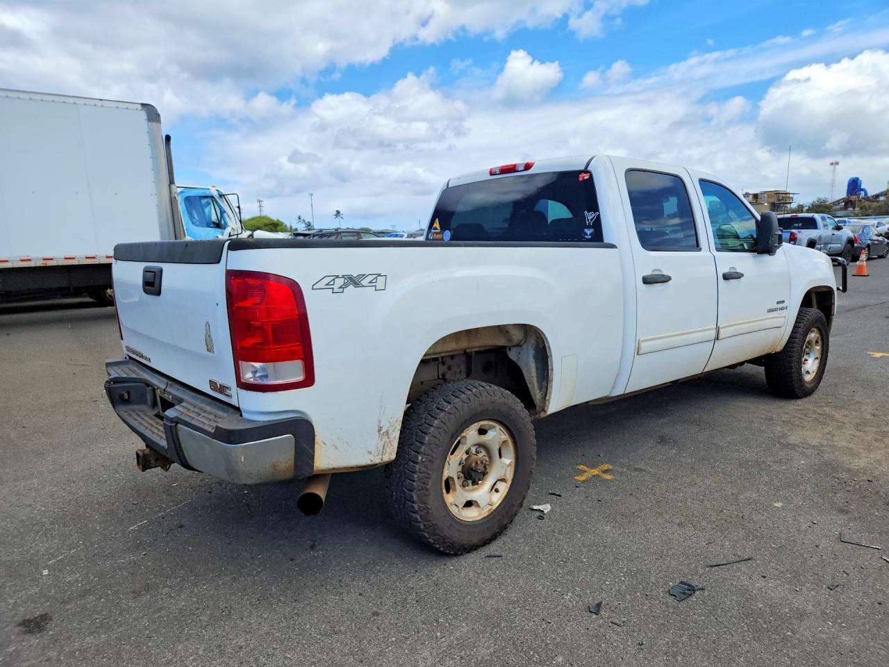 2009 Gmc Sierra K2500 Sle Белый vin: 1GTHK53659F133051
