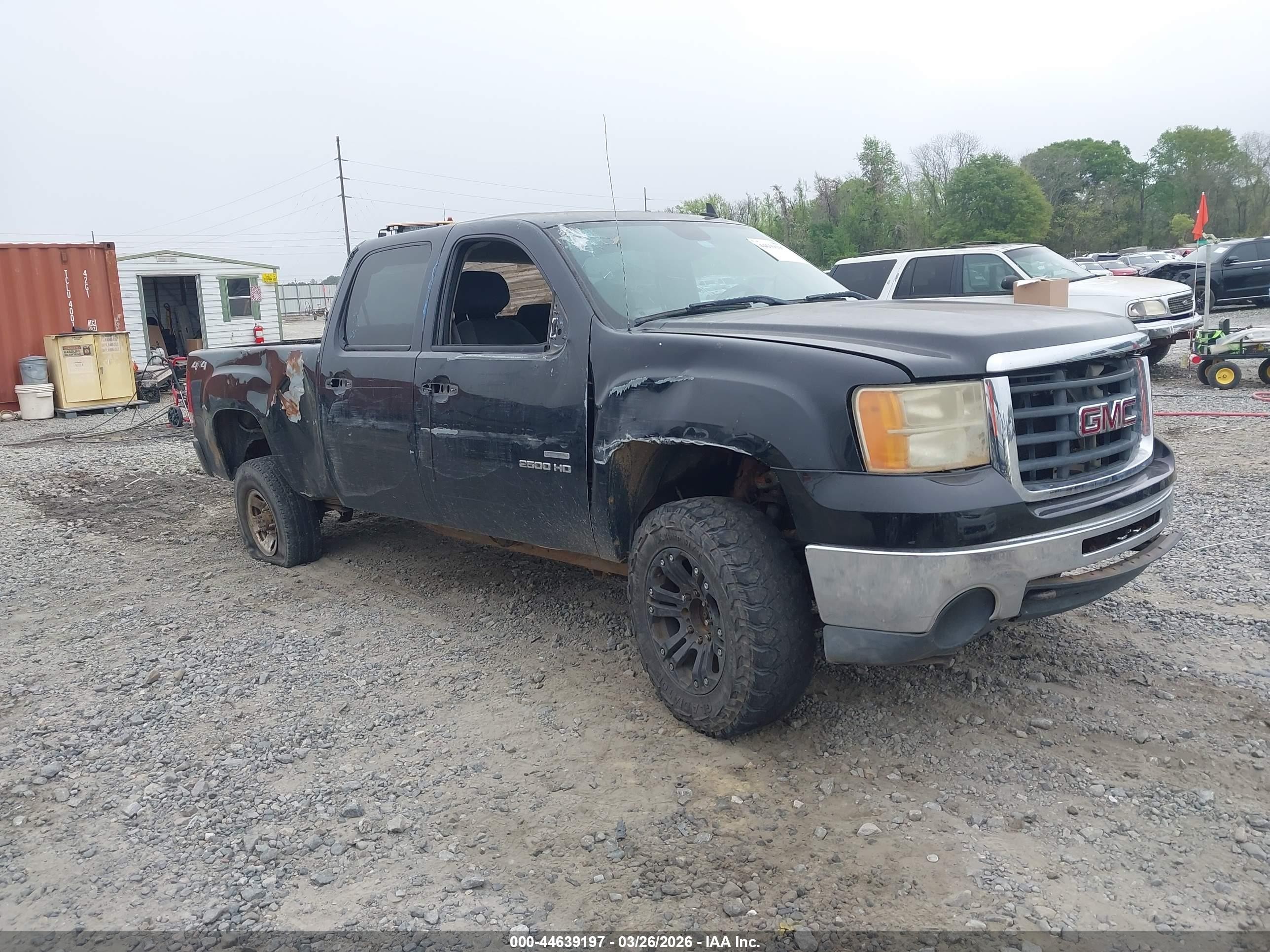 2009 Gmc Sierra 2500hd Sle Black vin: 1GTHK53659F184355