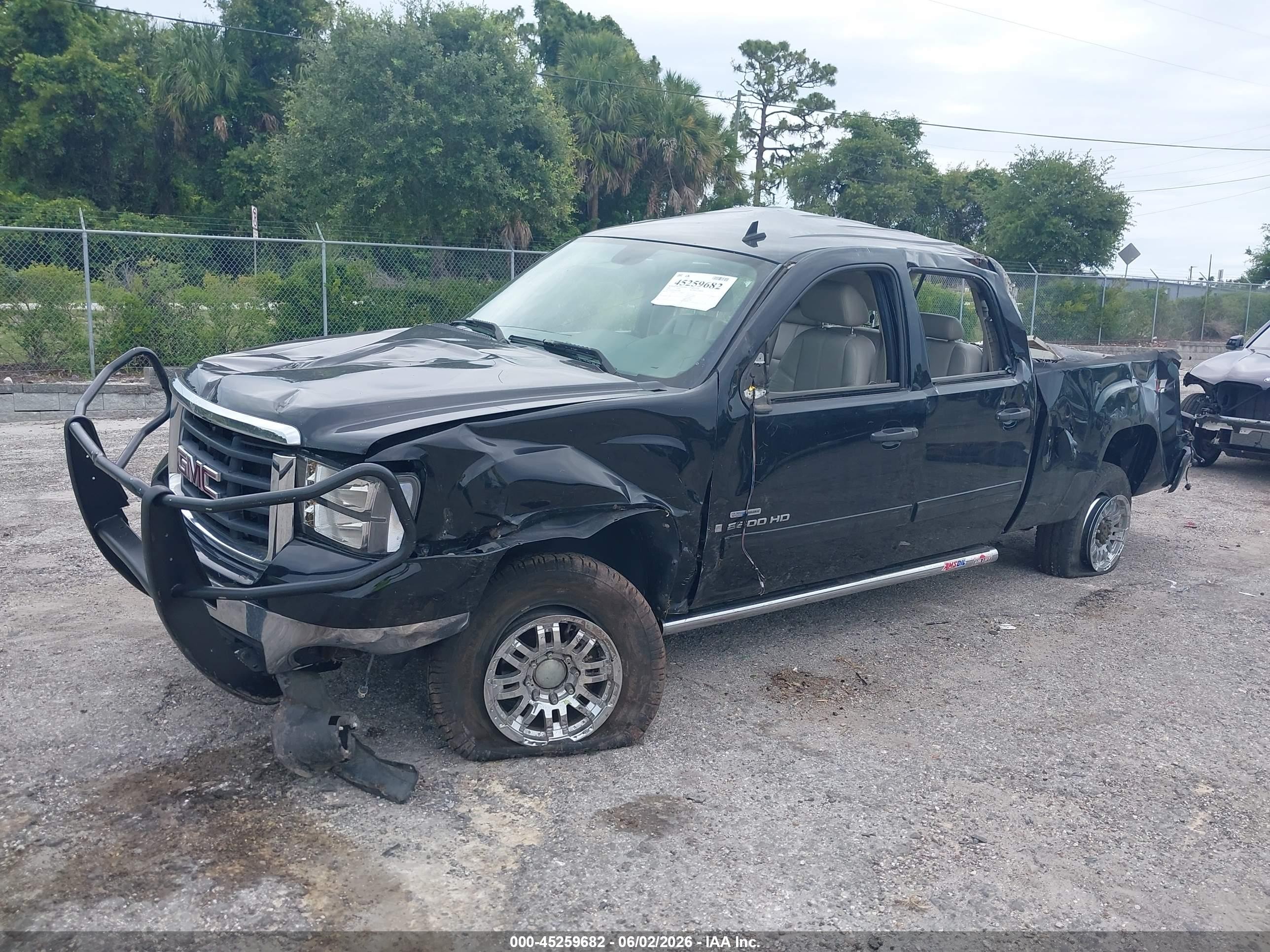 2009 Gmc Sierra 2500hd Sle Black vin: 1GTHK53699F181880