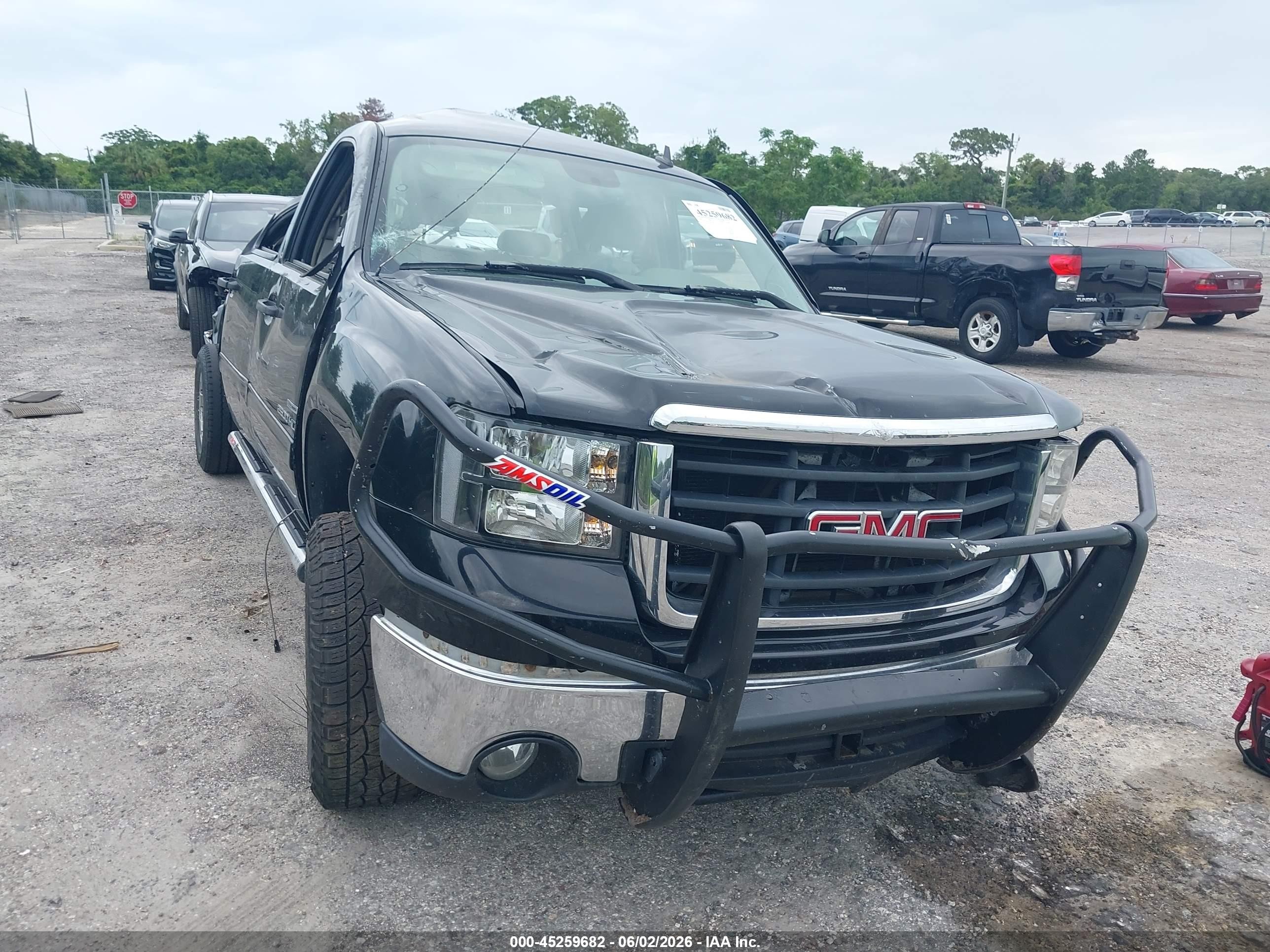 2009 Gmc Sierra 2500hd Sle Black vin: 1GTHK53699F181880