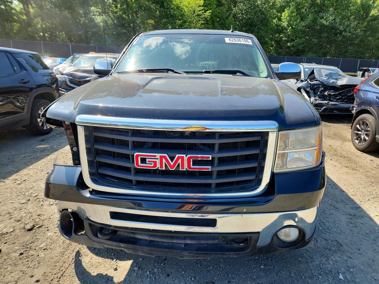 2009 Gmc Sierra K2500 Sle Черный vin: 1GTHK53K59F113802