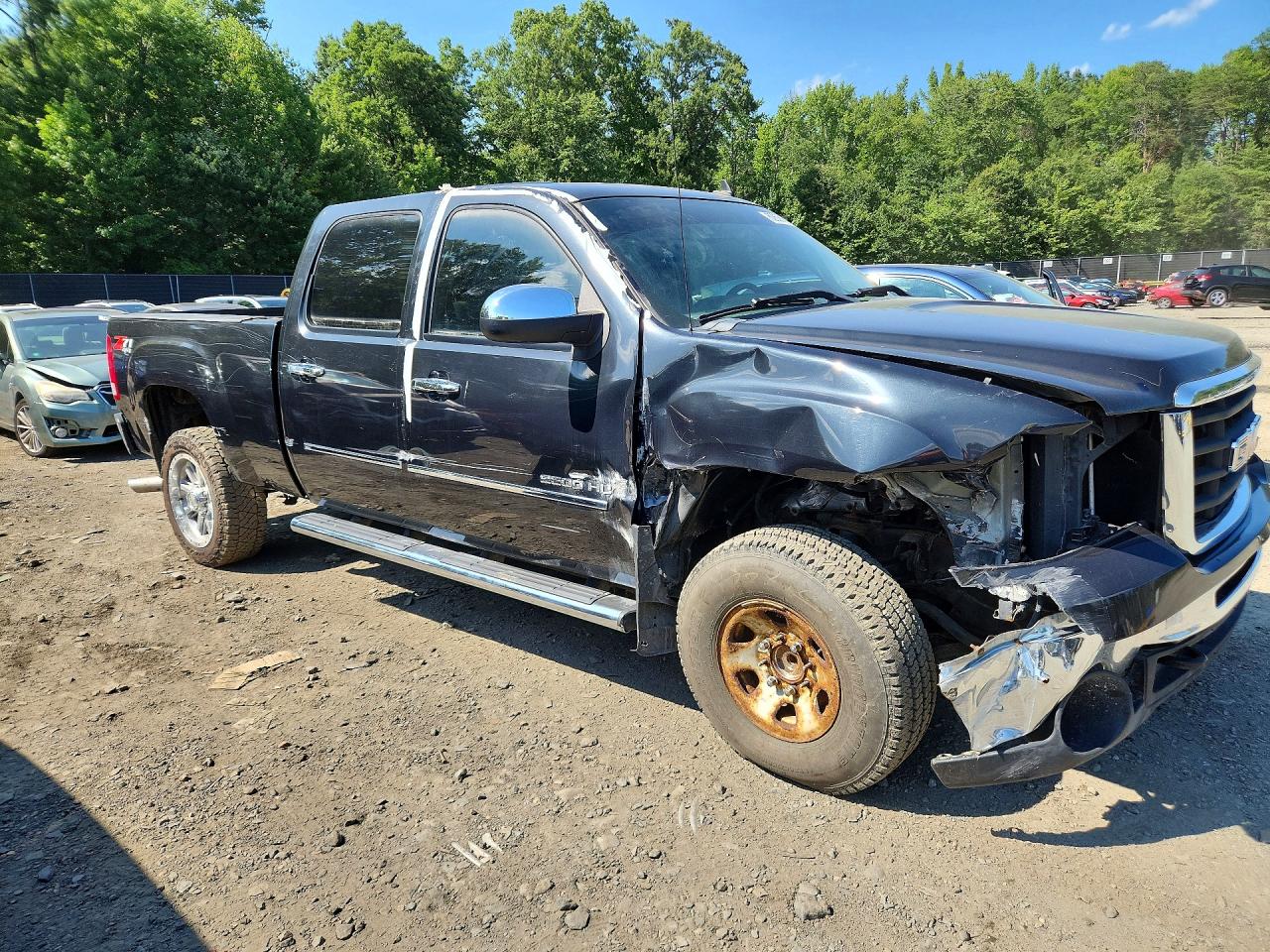 2009 Gmc Sierra K2500 Sle Черный vin: 1GTHK53K59F113802