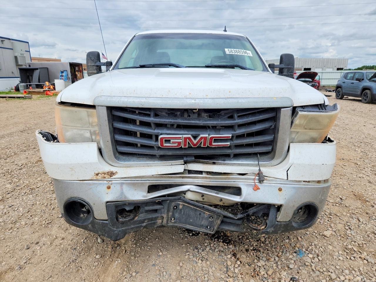 2009 Gmc Sierra K2500 Sle White vin: 1GTHK53K69F113131