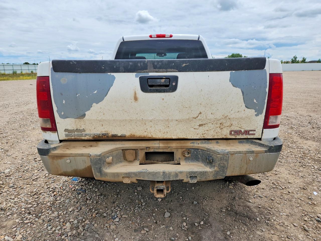 2009 Gmc Sierra K2500 Sle White vin: 1GTHK53K69F113131