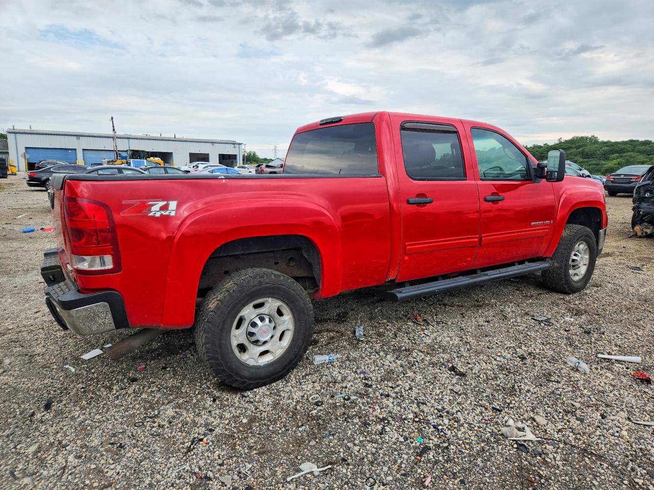 2009 Gmc Sierra K2500 Sle Red vin: 1GTHK53K89F137169