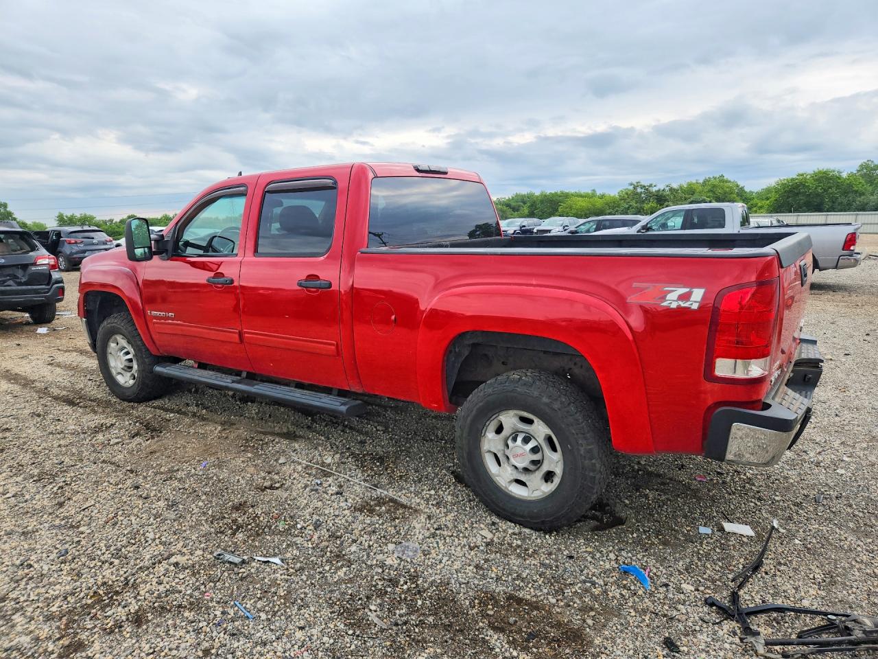 2009 Gmc Sierra K2500 Sle Red vin: 1GTHK53K89F137169