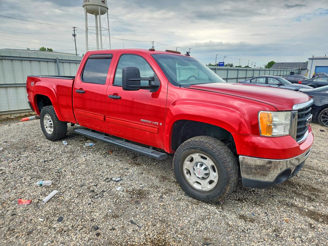 2009 Gmc Sierra K2500 Sle Red vin: 1GTHK53K89F137169