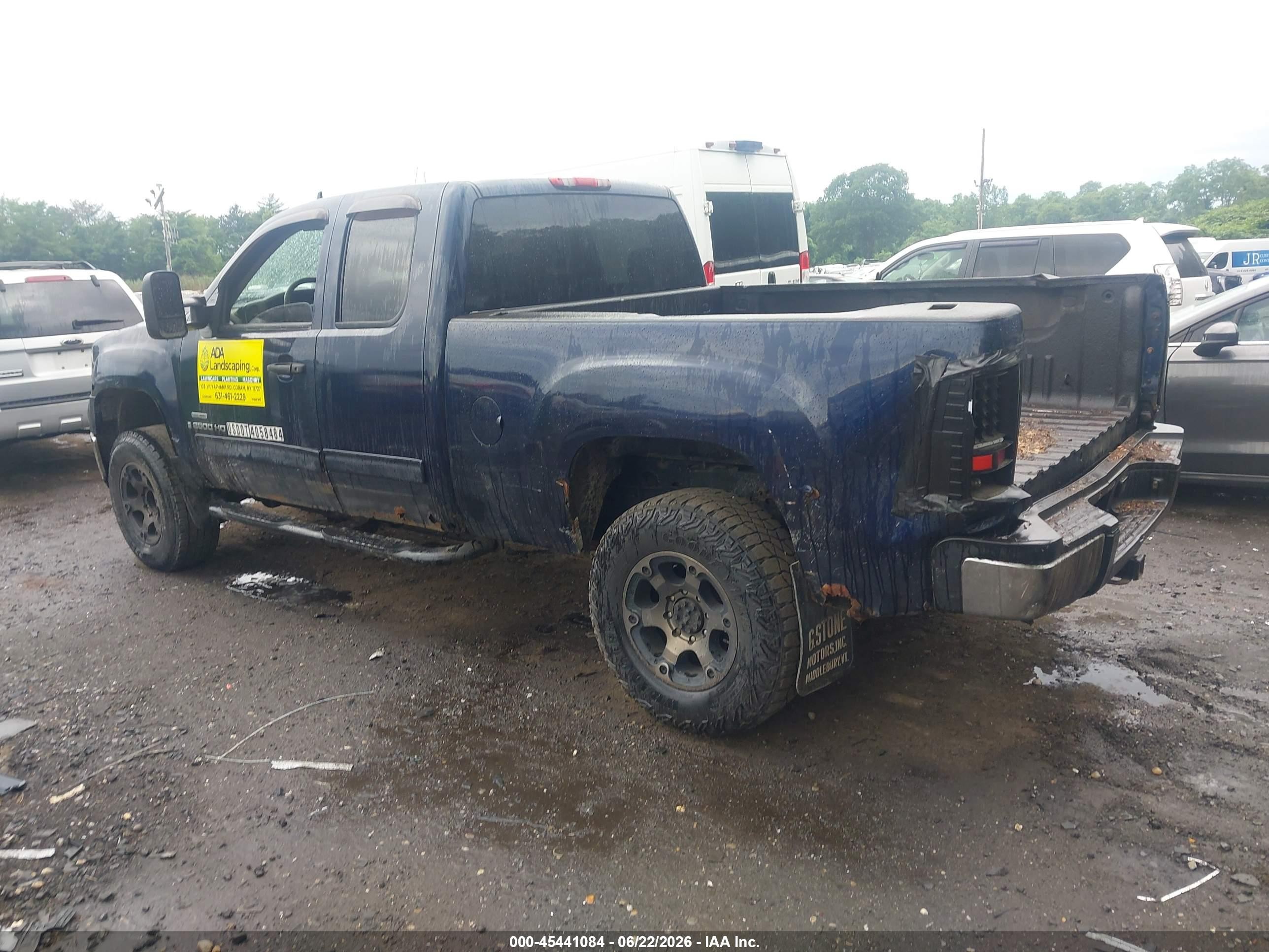 2009 Gmc Sierra 2500hd Sle Blue vin: 1GTHK59619E159370