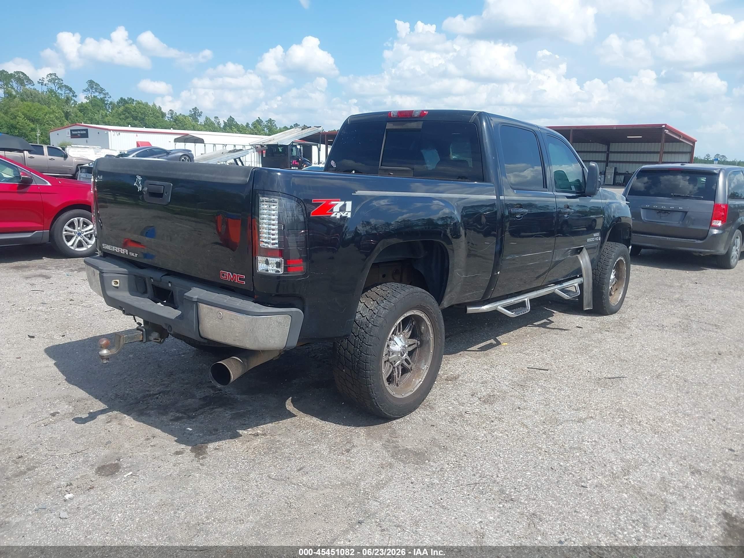 2009 Gmc Sierra 2500hd Slt Black vin: 1GTHK63639F135452