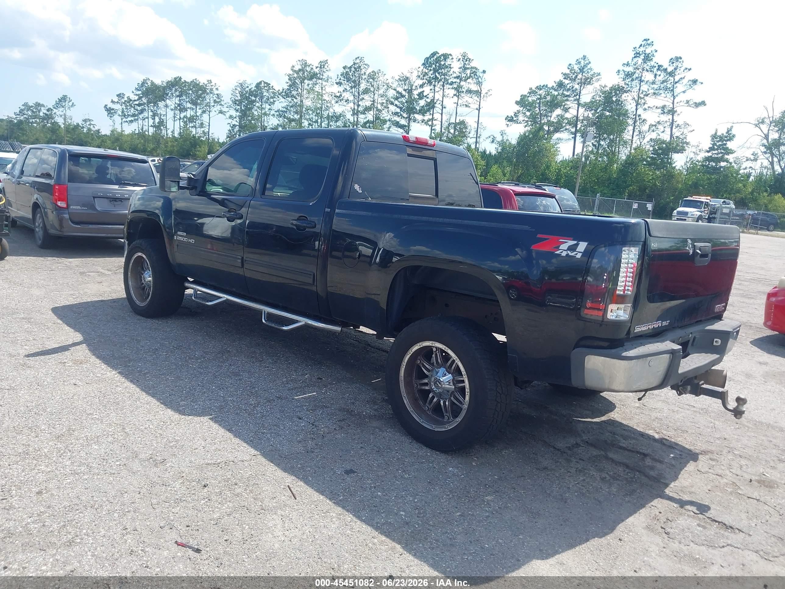 2009 Gmc Sierra 2500hd Slt Black vin: 1GTHK63639F135452
