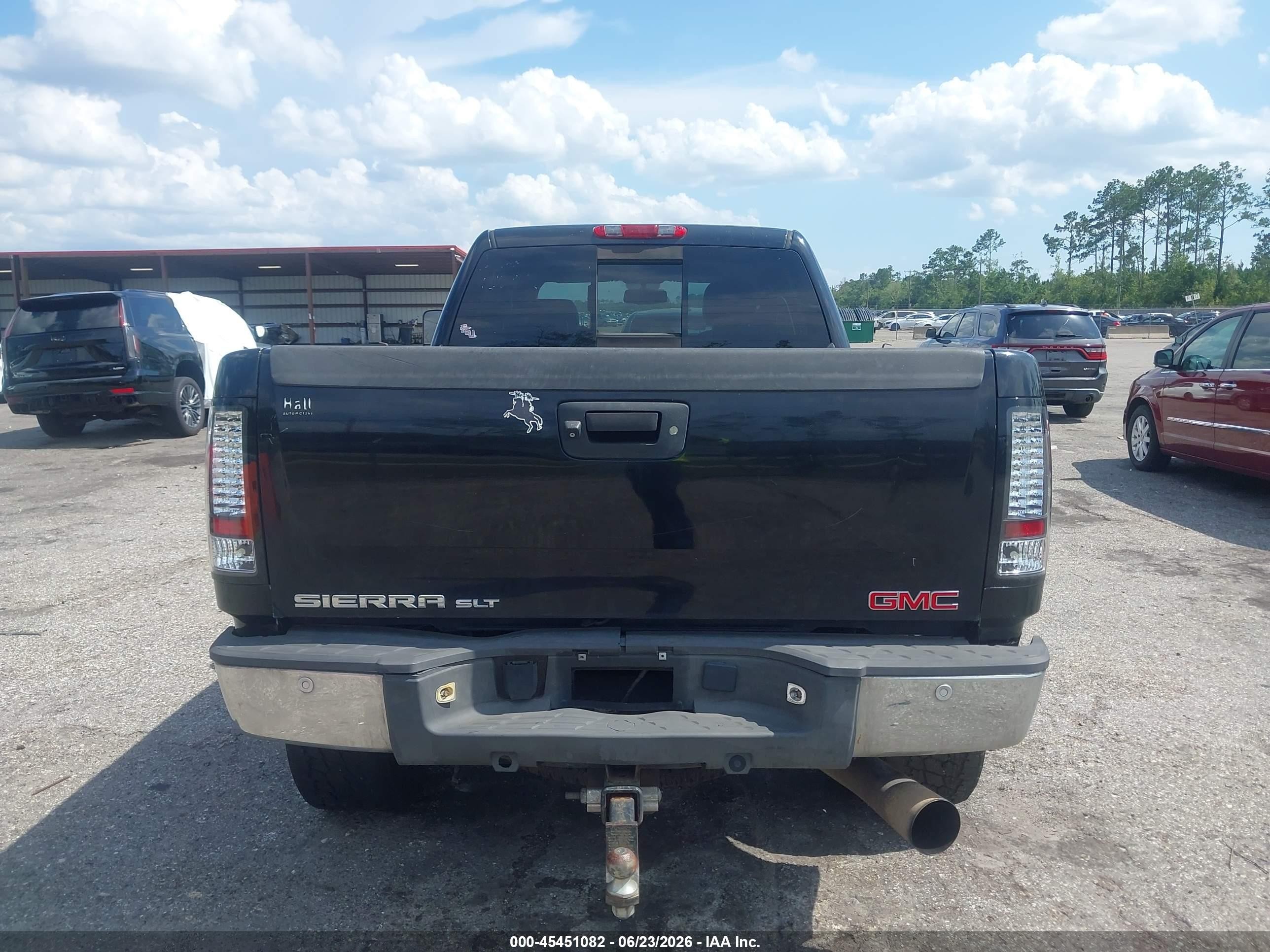 2009 Gmc Sierra 2500hd Slt Black vin: 1GTHK63639F135452