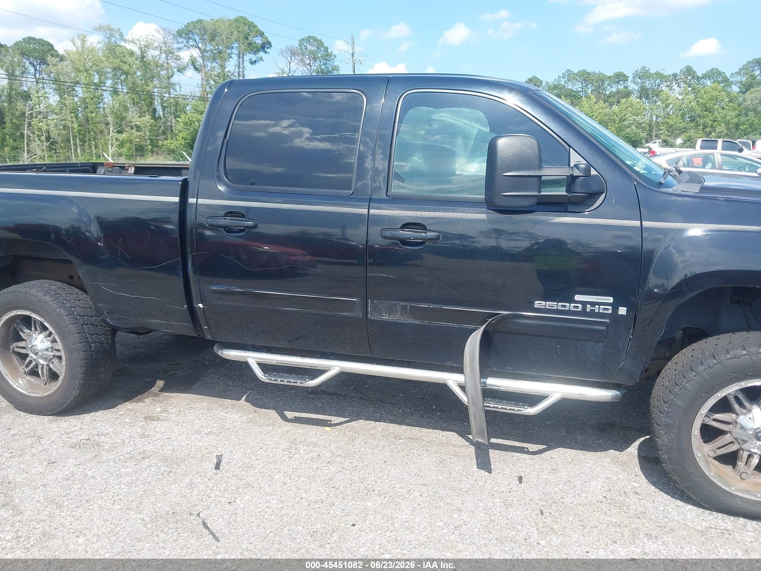 2009 Gmc Sierra 2500hd Slt Black vin: 1GTHK63639F135452