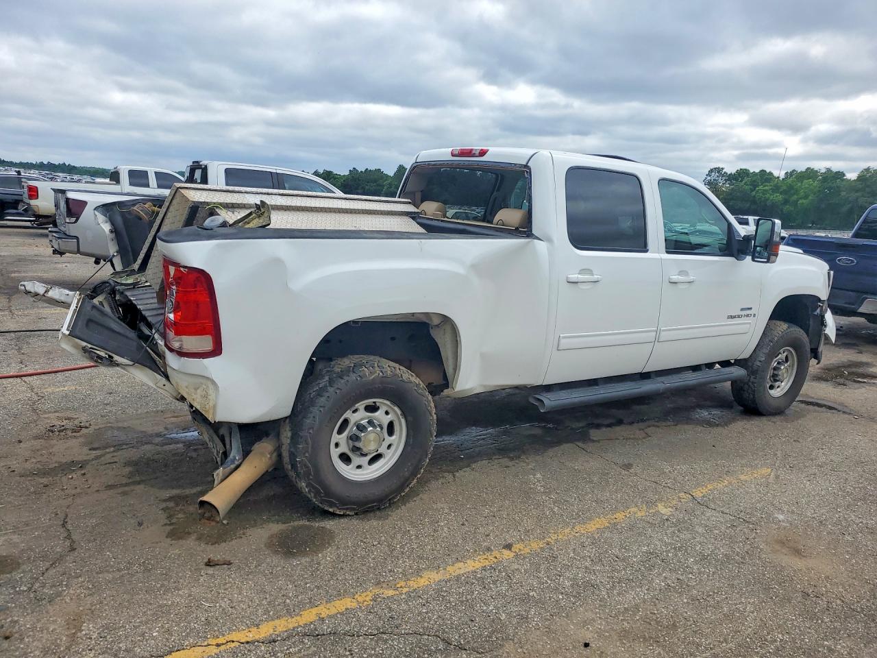 2009 Gmc Sierra K2500 Slt White vin: 1GTHK63689F161142