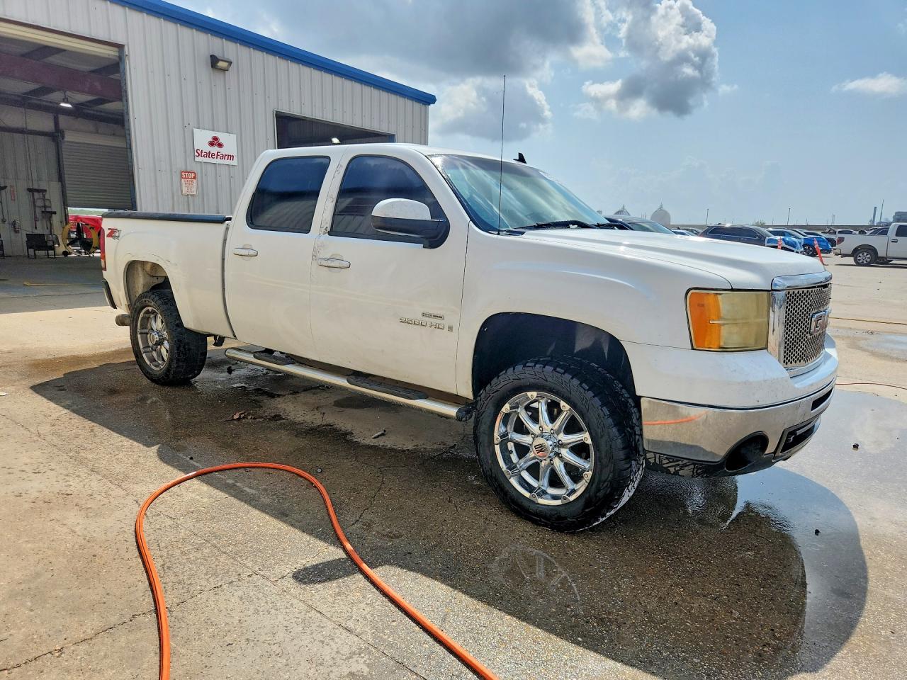 2009 Gmc Sierra K2500 Slt White vin: 1GTHK63699F102990