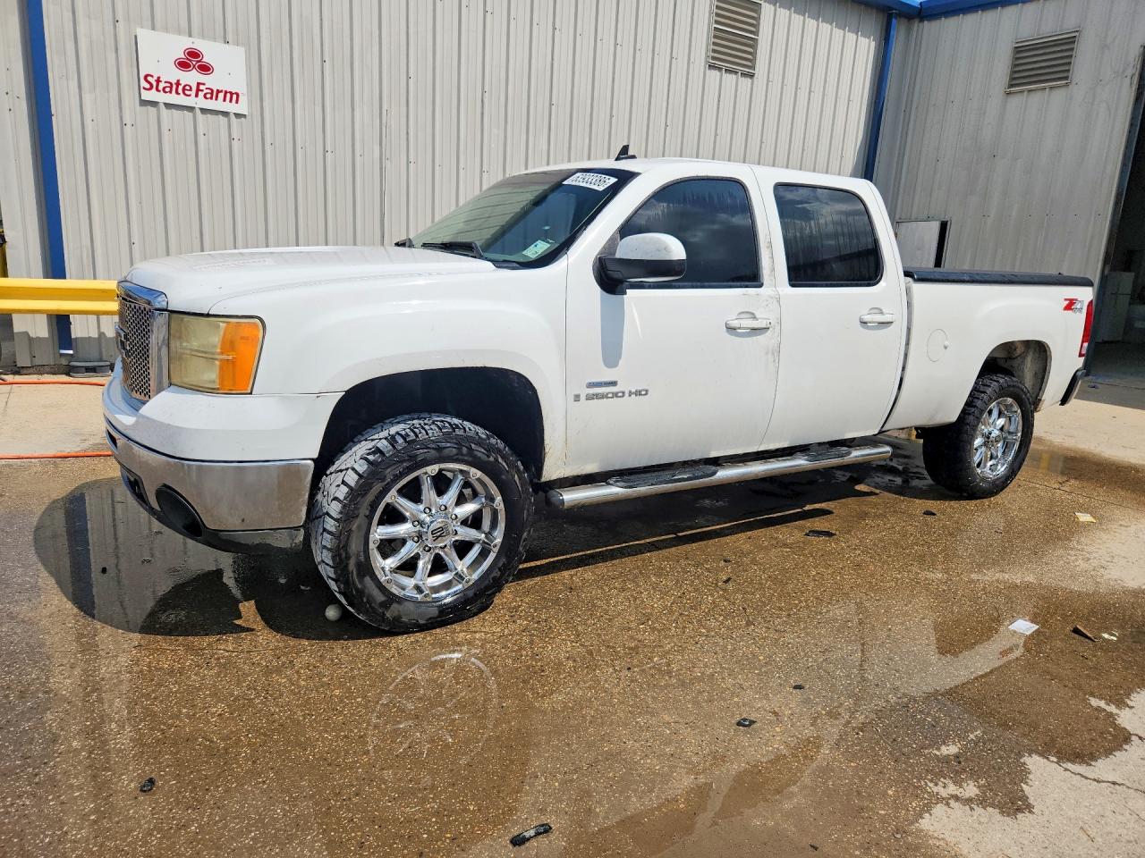 2009 Gmc Sierra K2500 Slt White vin: 1GTHK63699F102990