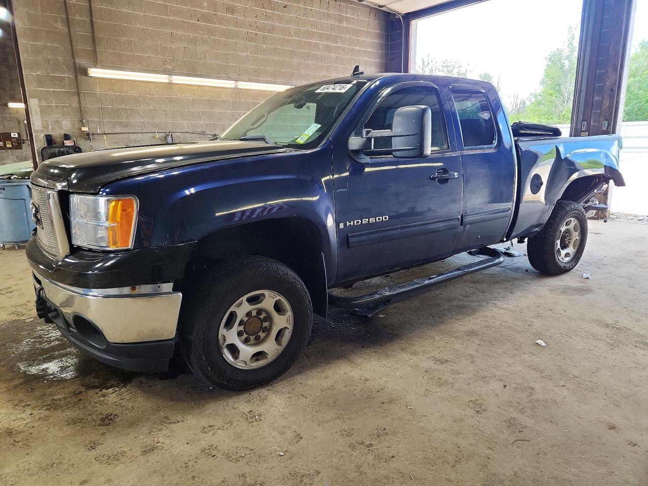 2009 Gmc Sierra K2500 Slt Blue vin: 1GTHK69K99E142187