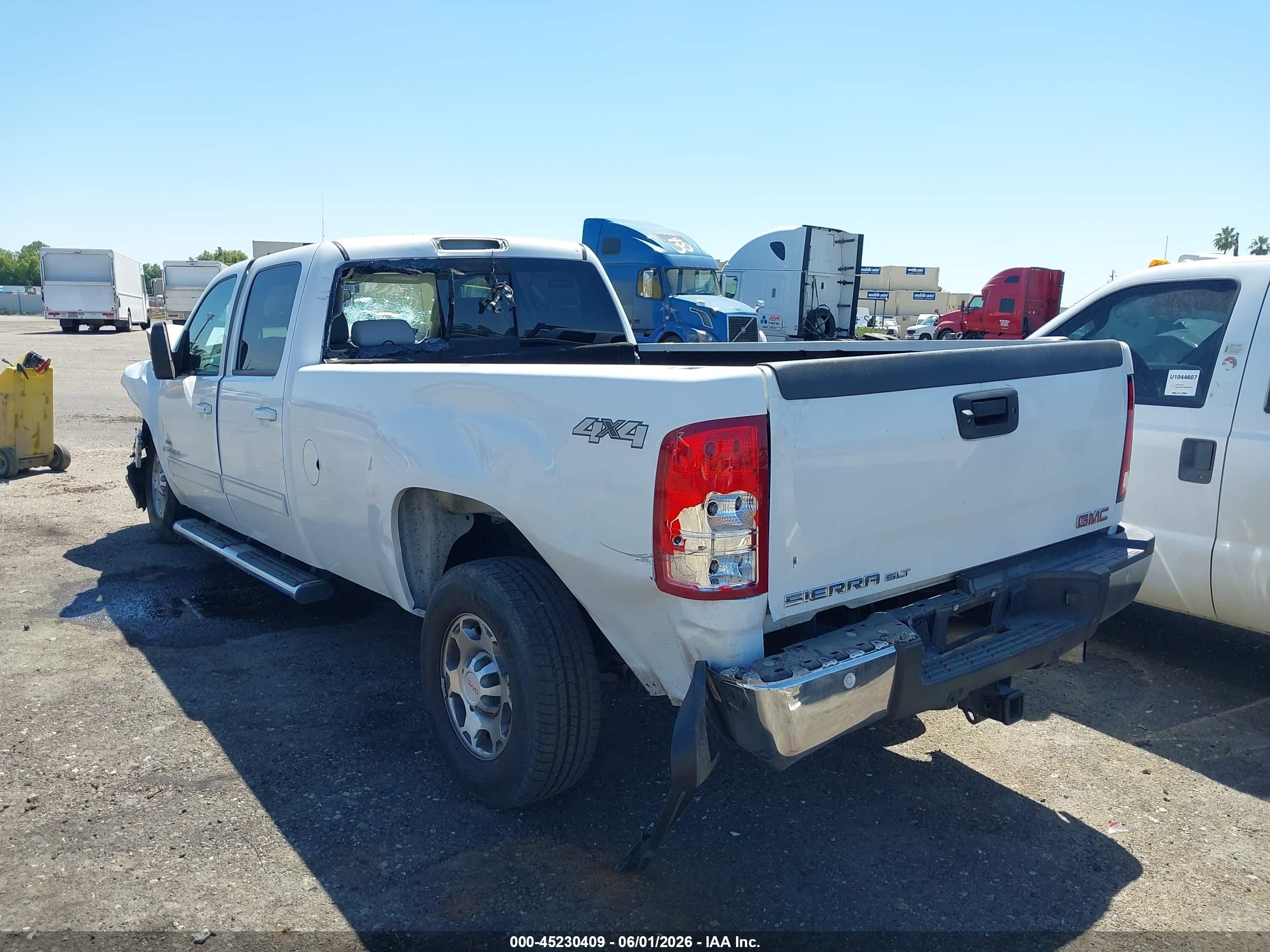 2009 Gmc Sierra 3500hd Slt White vin: 1GTHK93639F162975