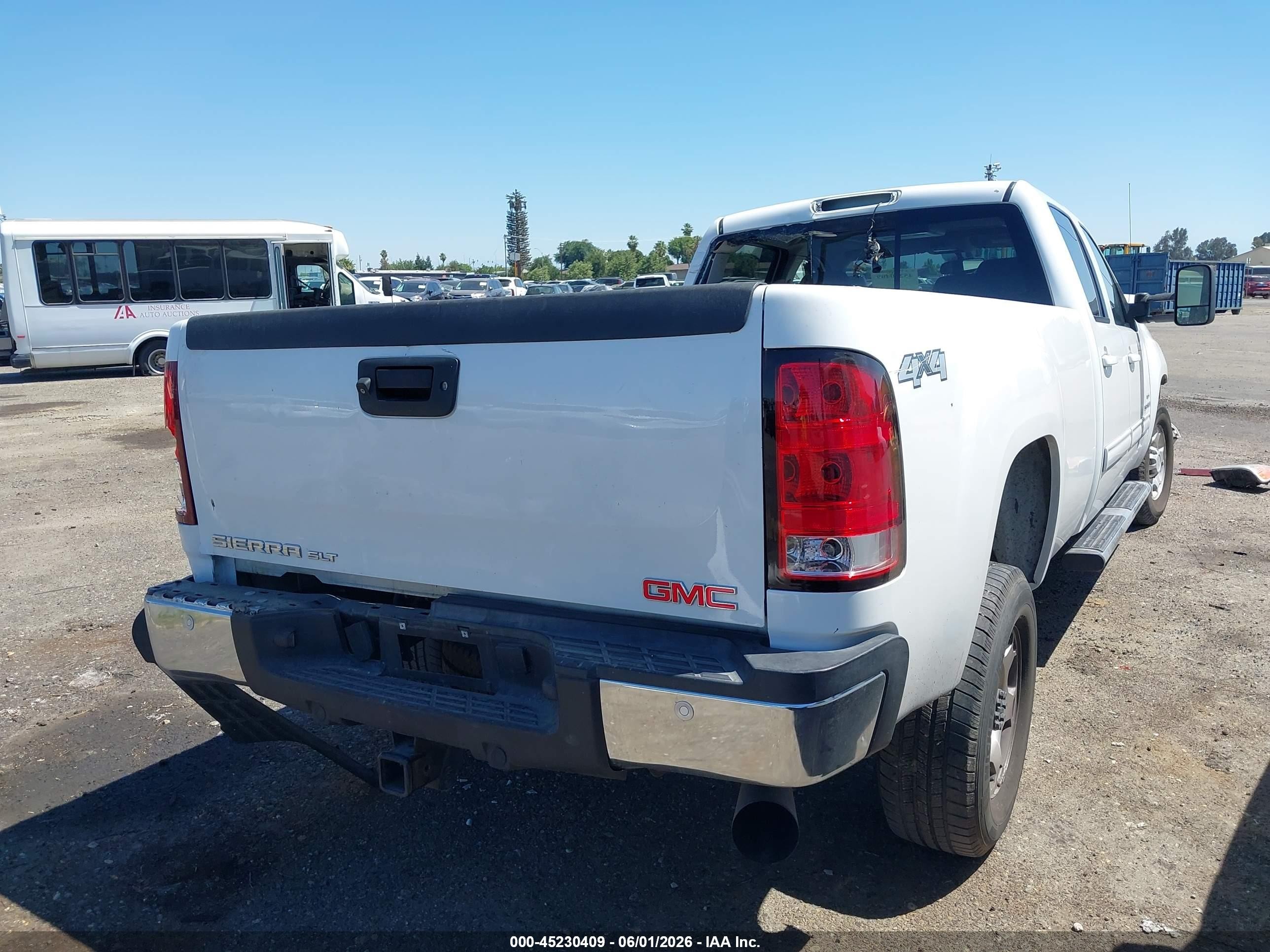 2009 Gmc Sierra 3500hd Slt White vin: 1GTHK93639F162975