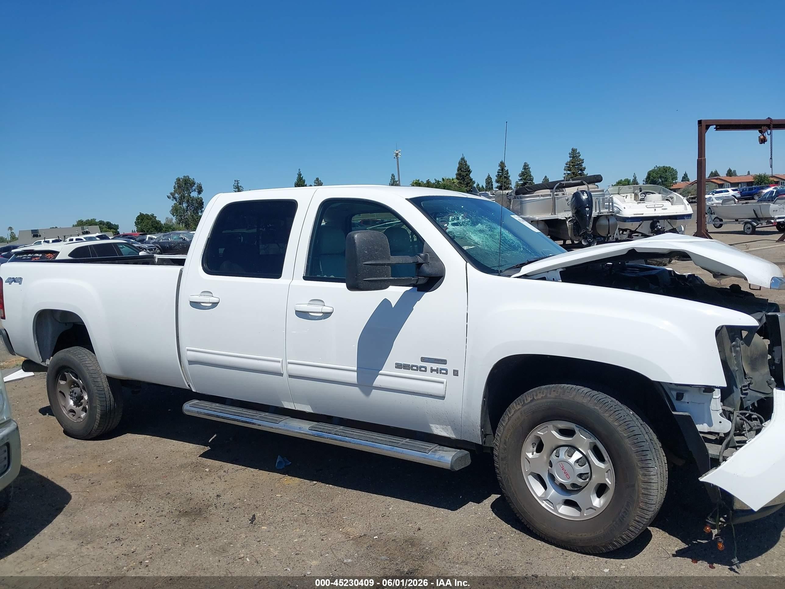 2009 Gmc Sierra 3500hd Slt White vin: 1GTHK93639F162975