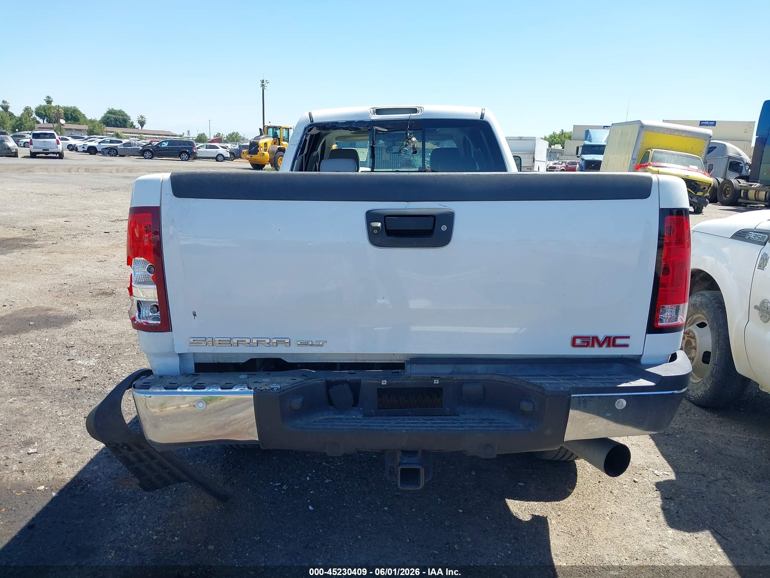 2009 Gmc Sierra 3500hd Slt White vin: 1GTHK93639F162975
