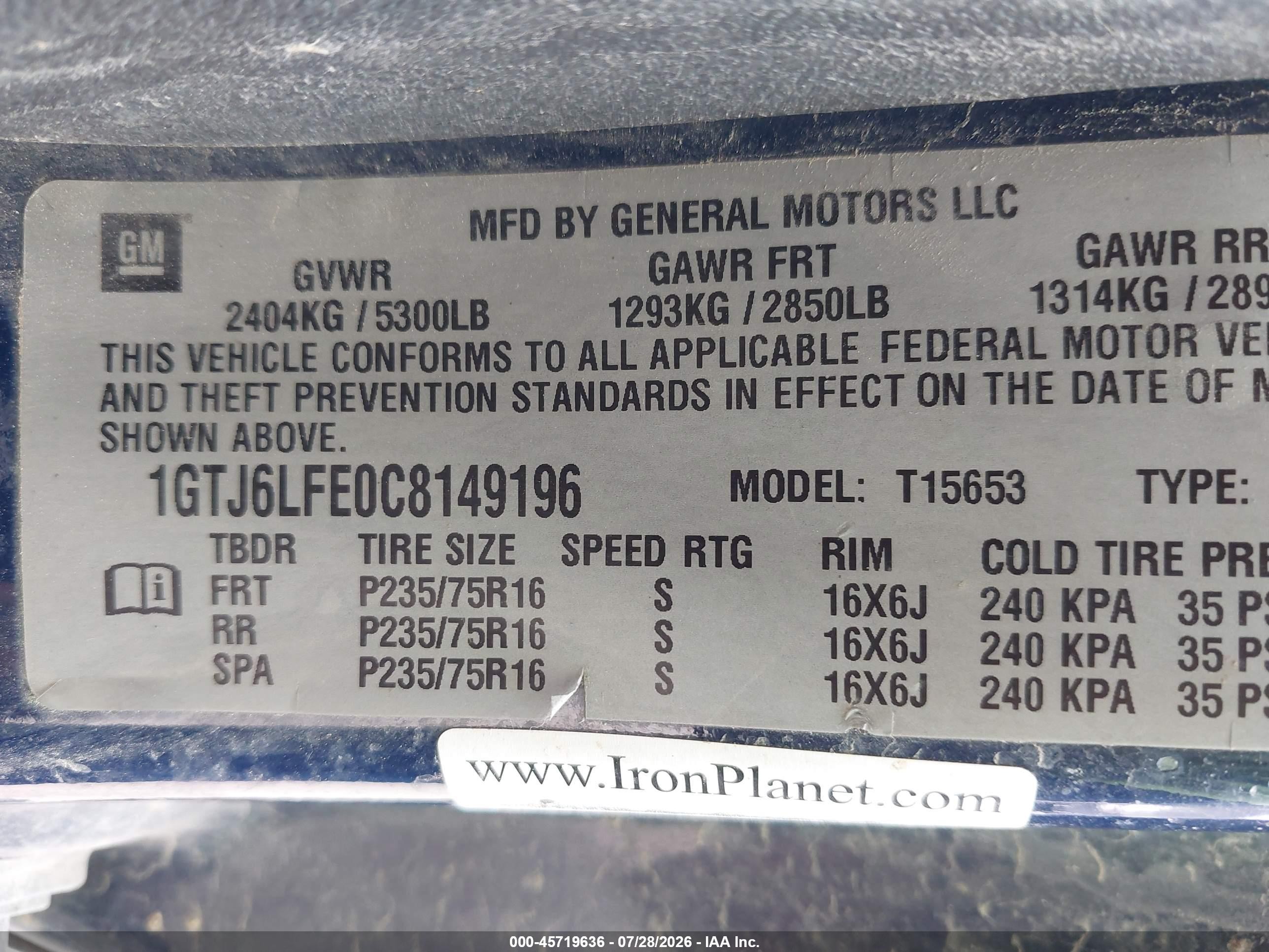 2012 Gmc Canyon Work Truck Blue vin: 1GTJ6LFE0C8149196