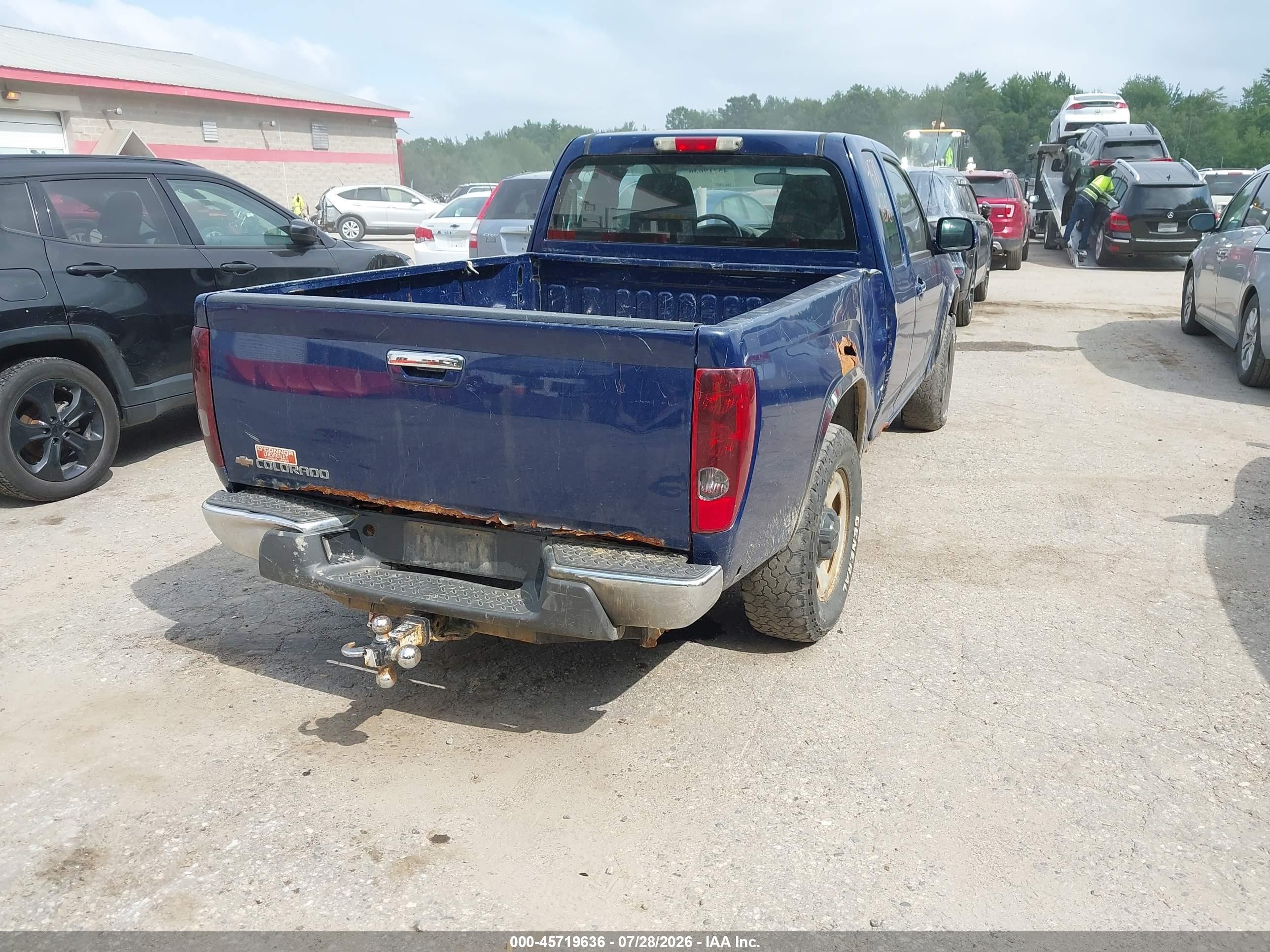 2012 Gmc Canyon Work Truck Blue vin: 1GTJ6LFE0C8149196