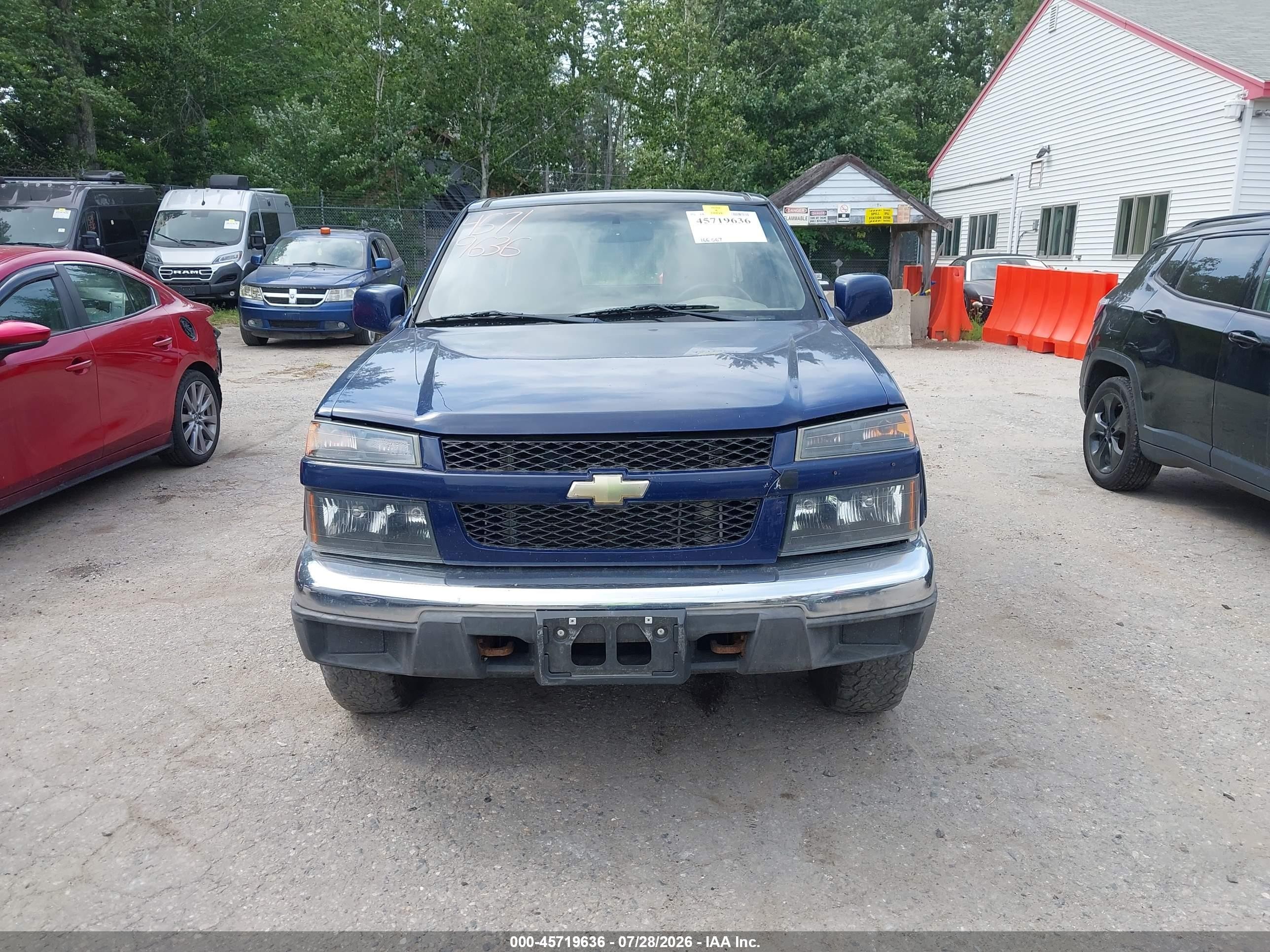 2012 Gmc Canyon Work Truck Blue vin: 1GTJ6LFE0C8149196