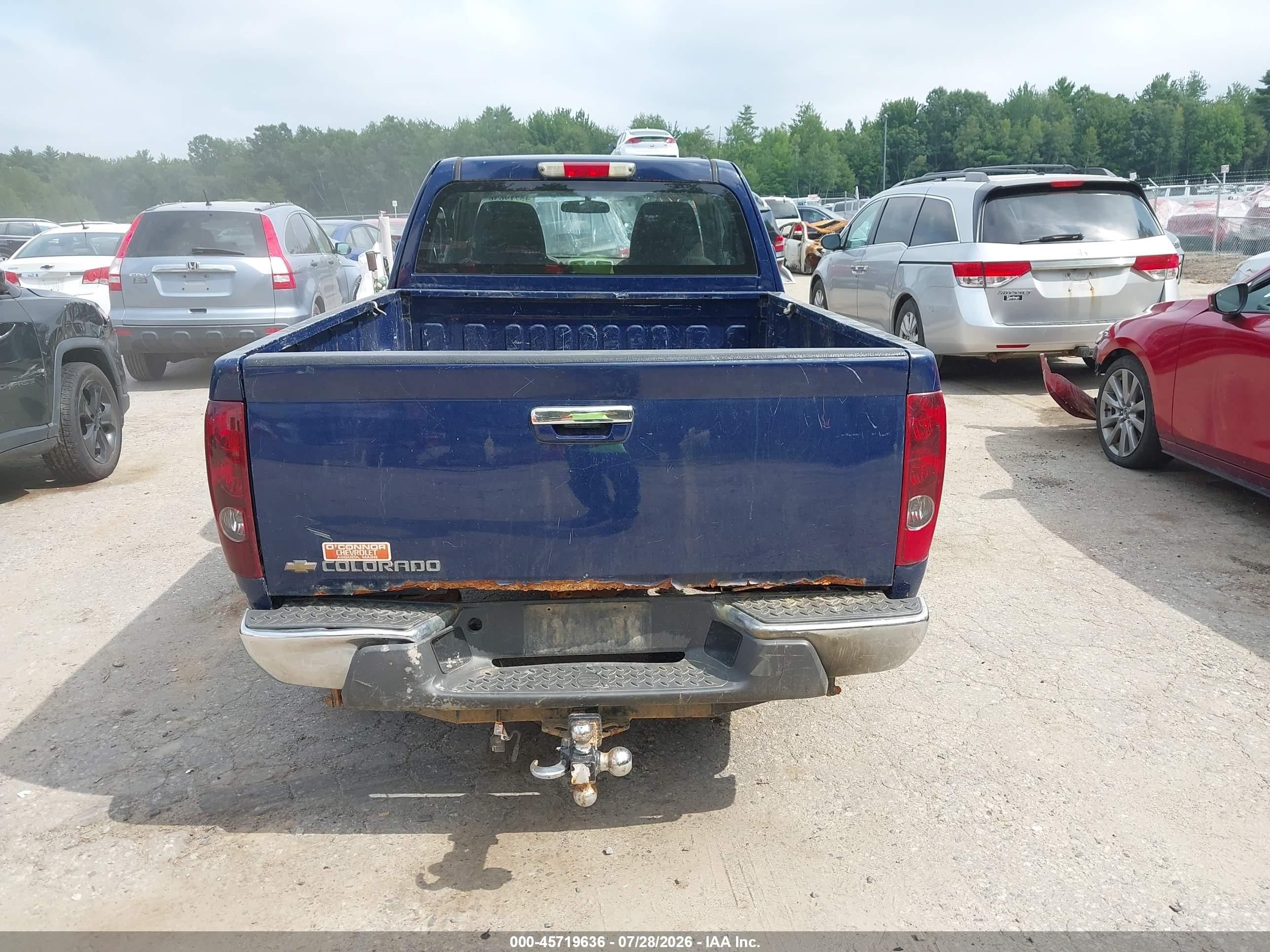2012 Gmc Canyon Work Truck Blue vin: 1GTJ6LFE0C8149196