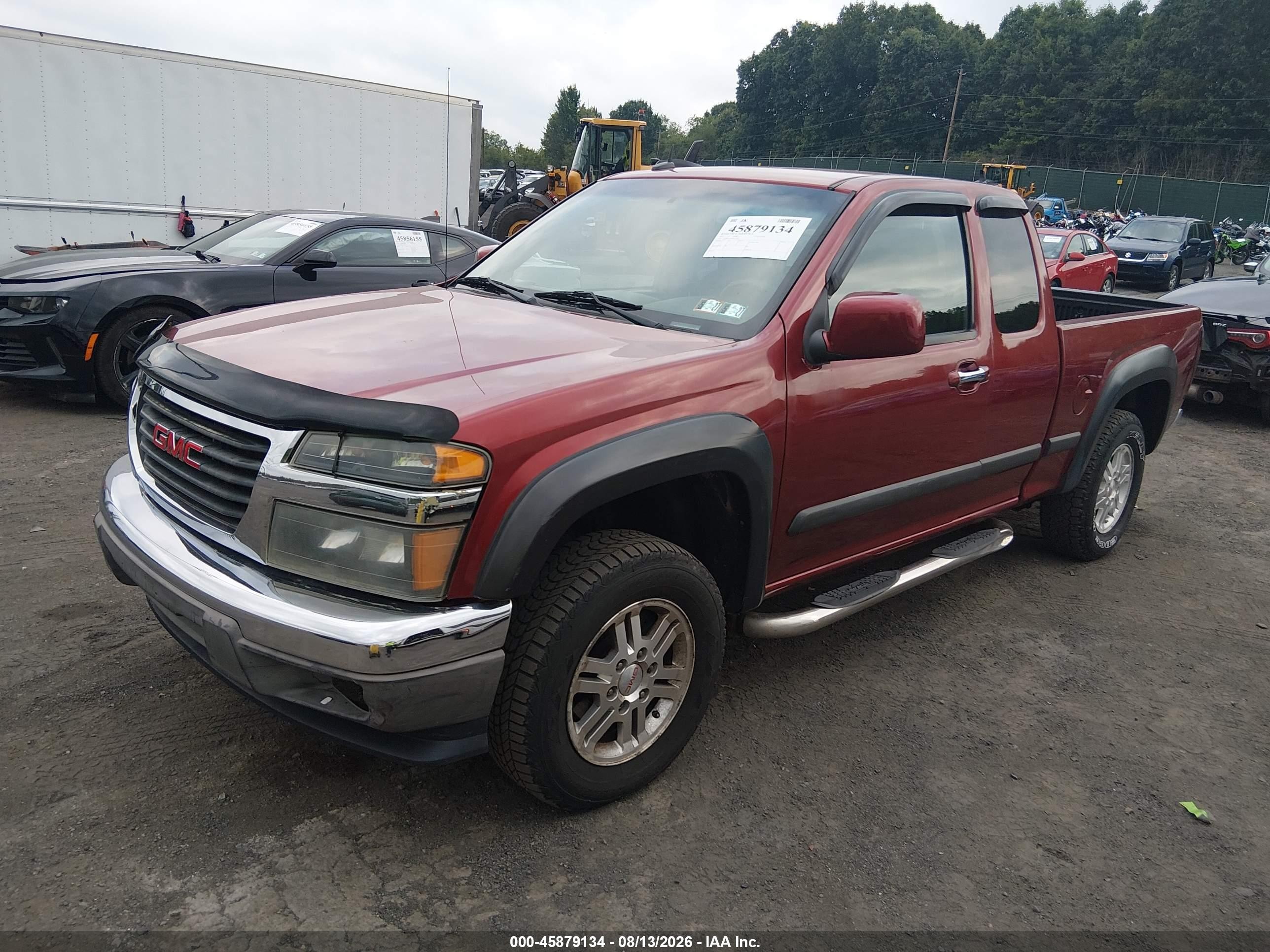 2011 Gmc Canyon Sle1 Maroon vin: 1GTJ6MFE6B8113954