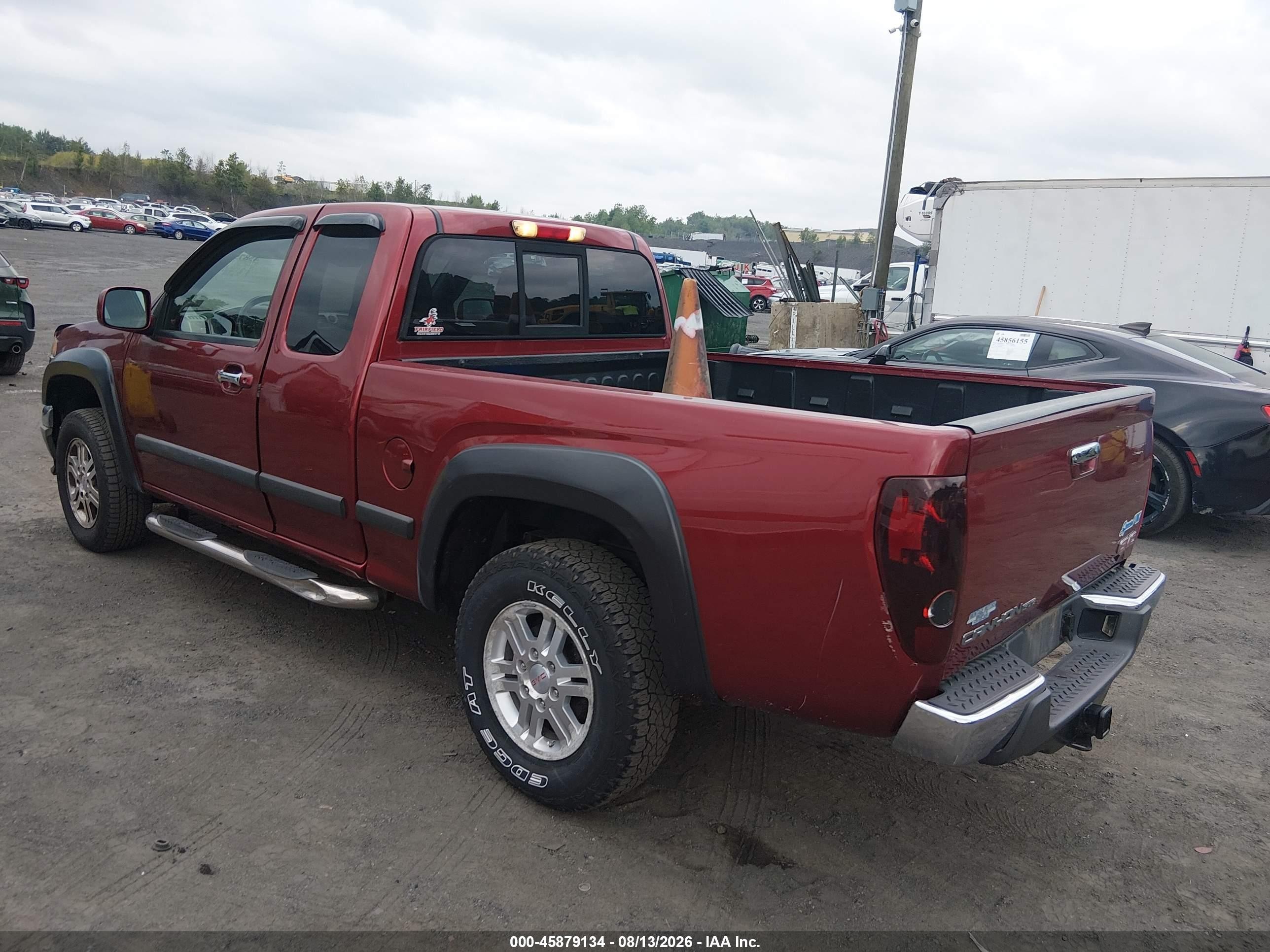 2011 Gmc Canyon Sle1 Maroon vin: 1GTJ6MFE6B8113954