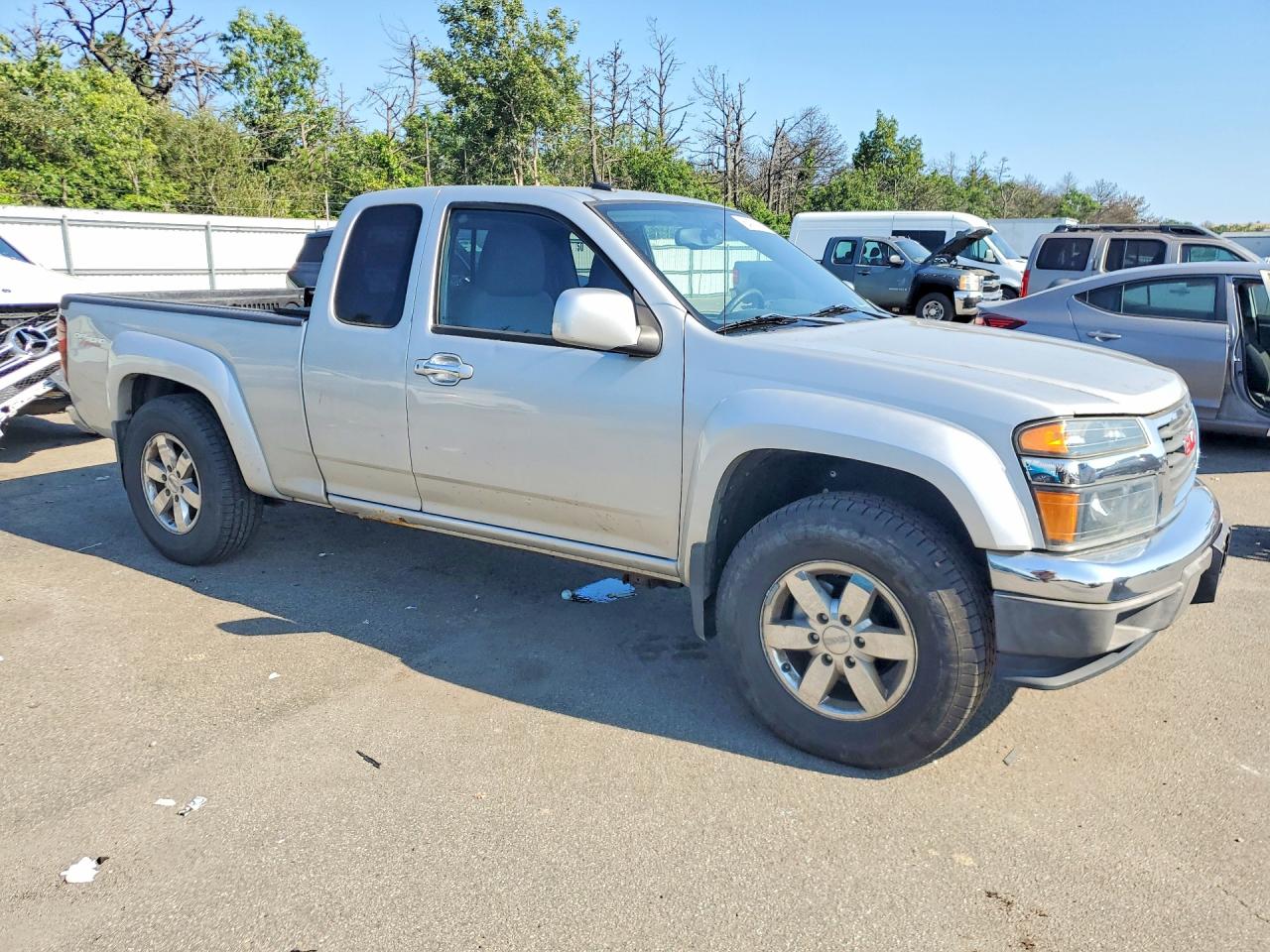2012 Gmc Canyon Sle Silver vin: 1GTJ6MFE8C8113942