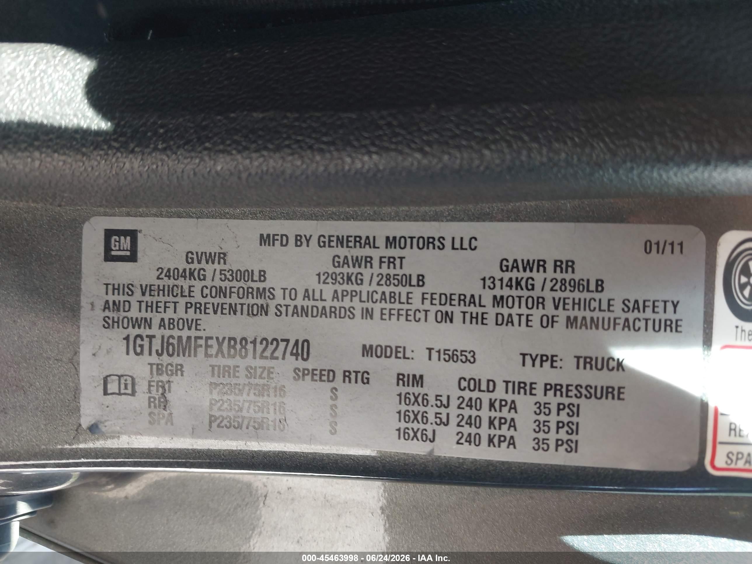 2011 Gmc Canyon Sle1 Серый vin: 1GTJ6MFEXB8122740