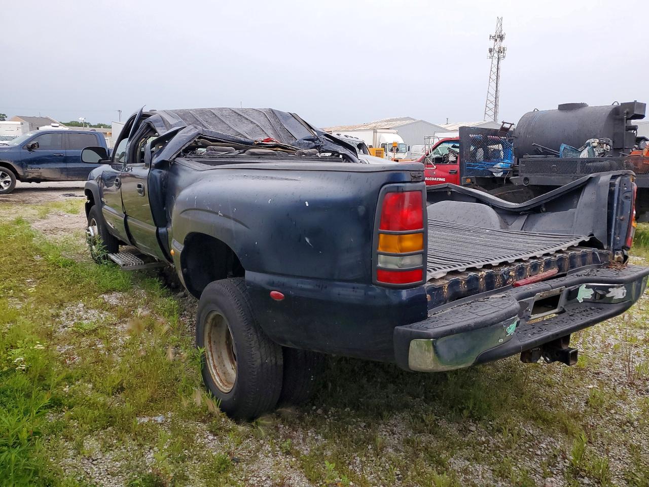2006 Gmc New Sierra C3500 Blue vin: 1GTJC33G06F243724