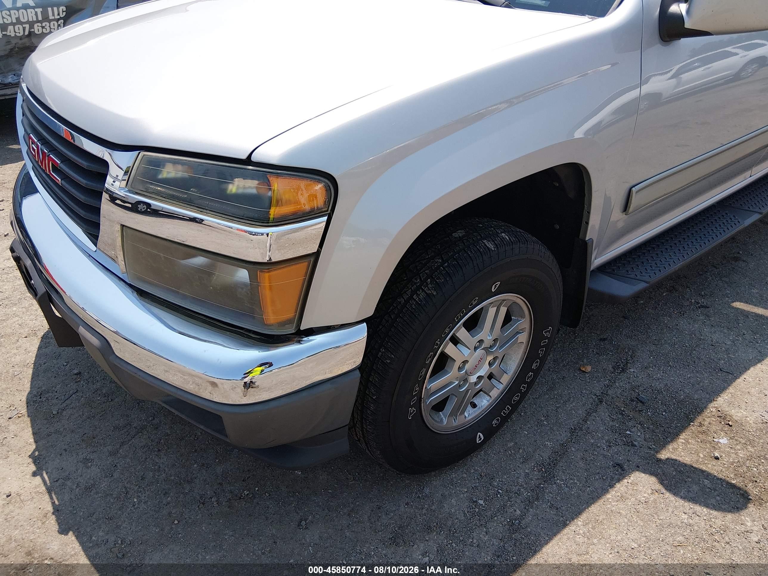 2010 Gmc Canyon Sle1 Silver vin: 1GTJTCDE4A8139361