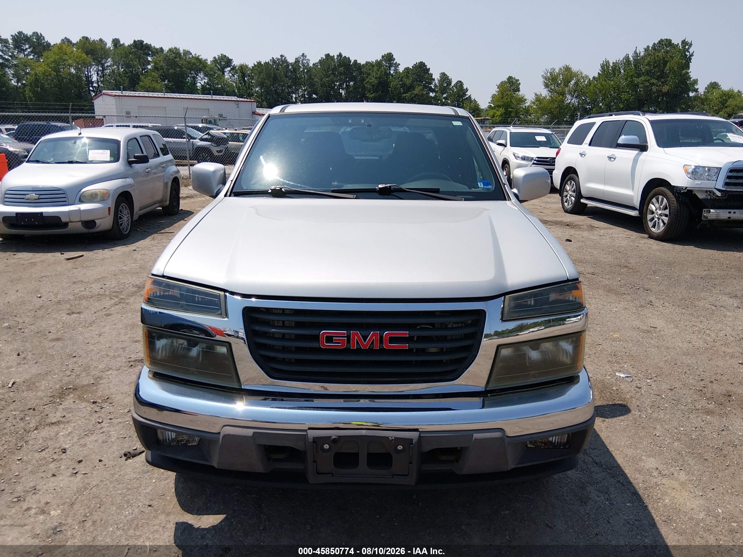 2010 Gmc Canyon Sle1 Silver vin: 1GTJTCDE4A8139361