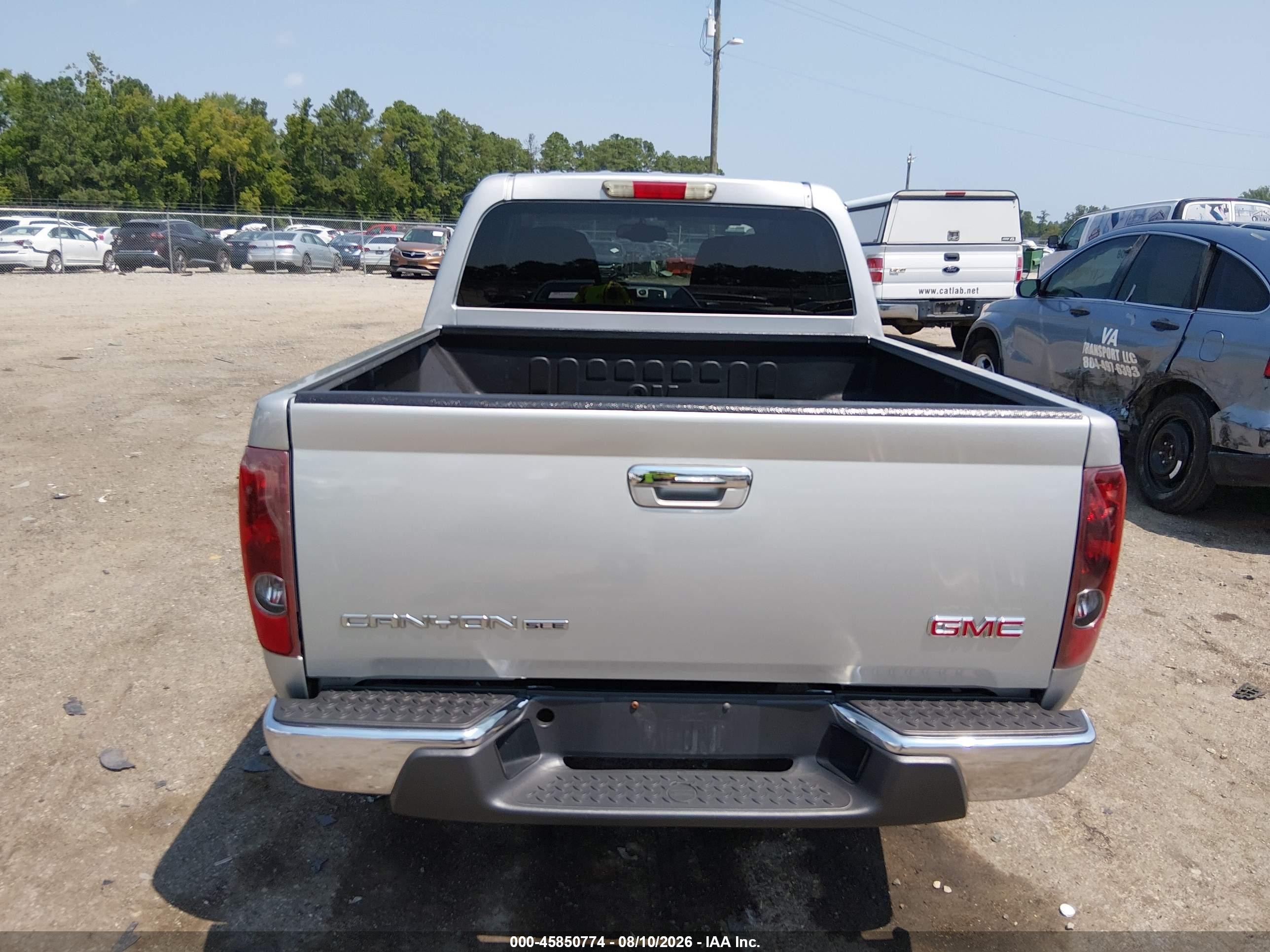 2010 Gmc Canyon Sle1 Silver vin: 1GTJTCDE4A8139361