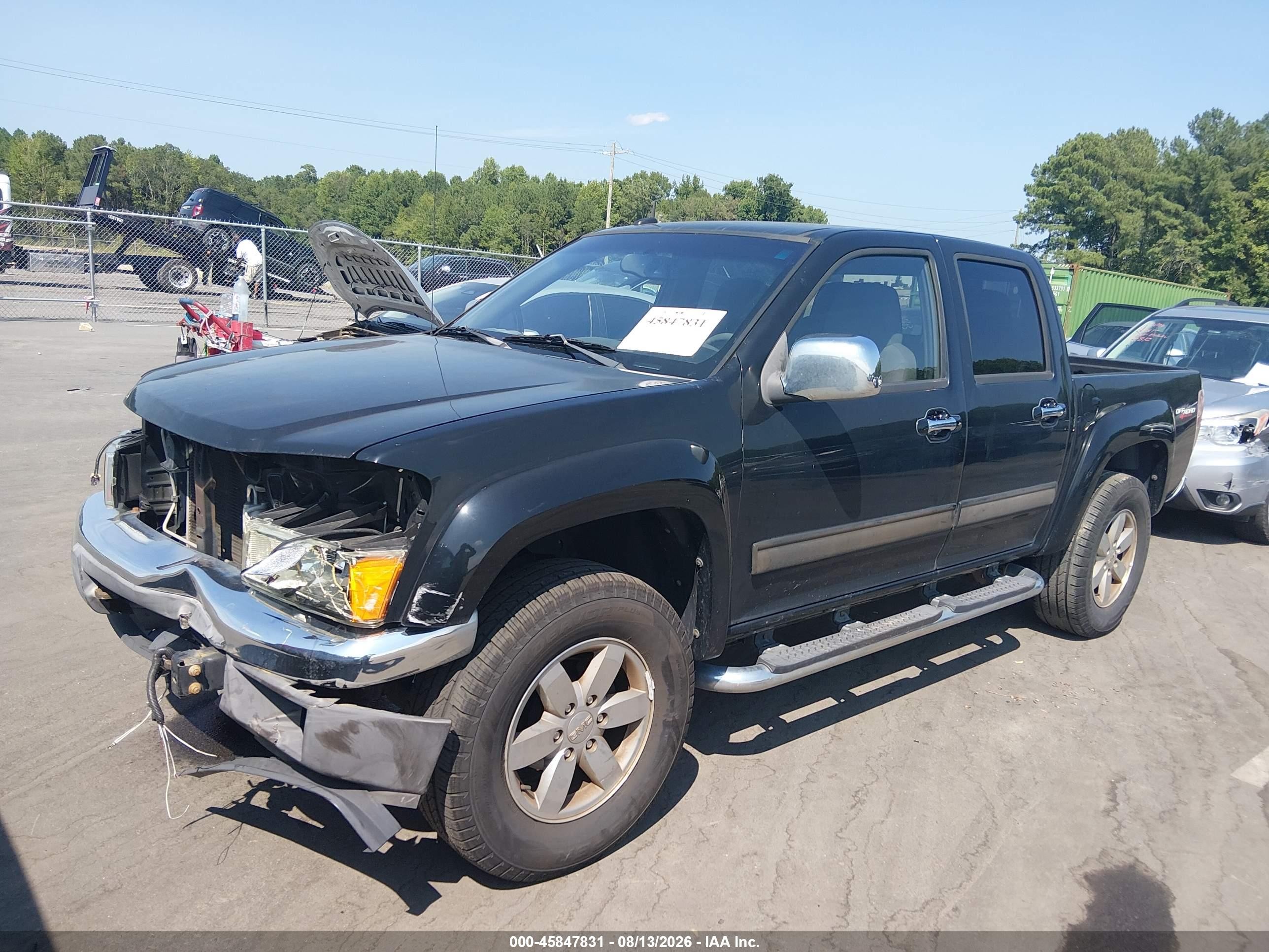 2010 Gmc Canyon Sle1 Black vin: 1GTJTCDEXA8108938
