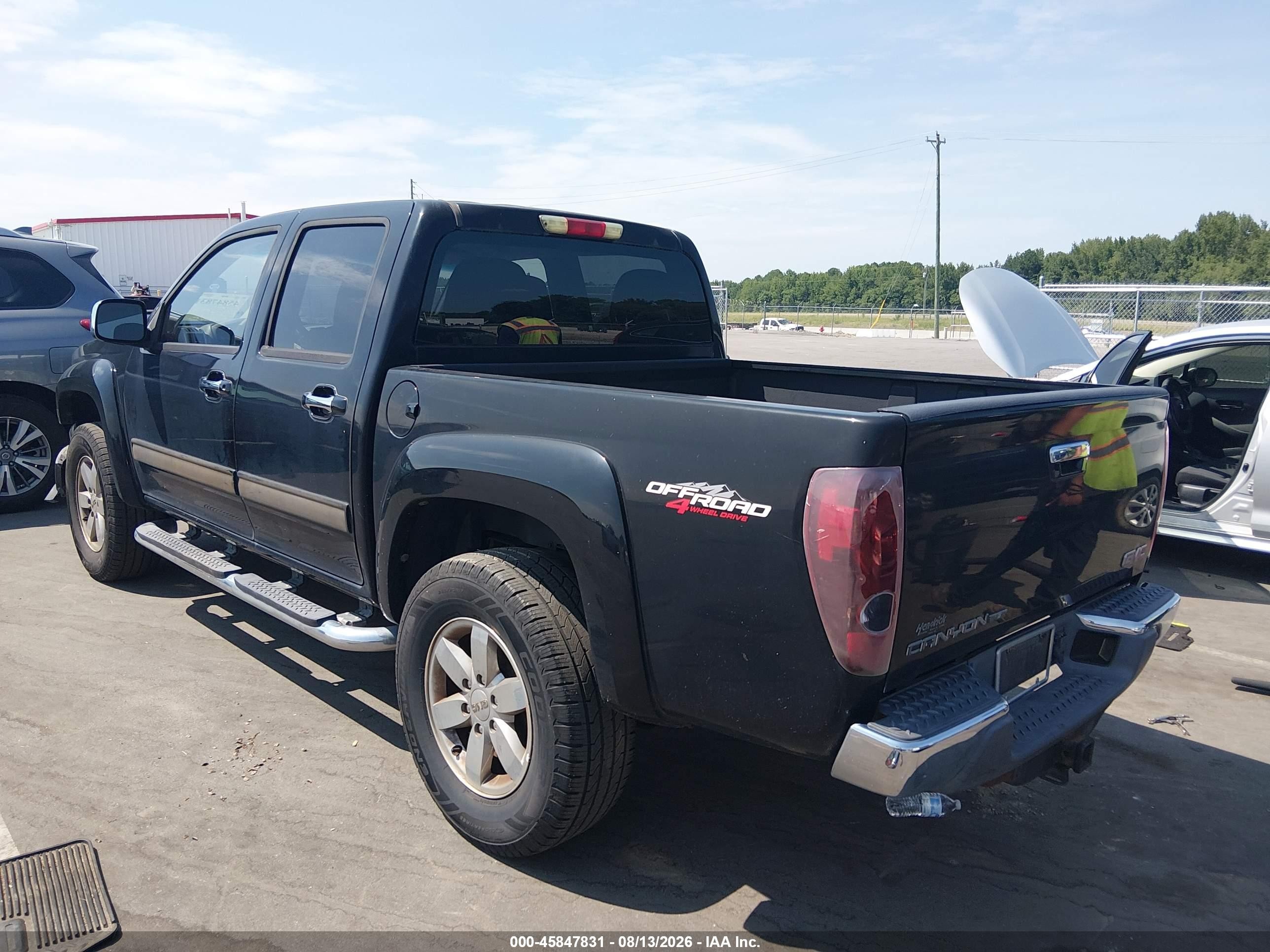 2010 Gmc Canyon Sle1 Black vin: 1GTJTCDEXA8108938