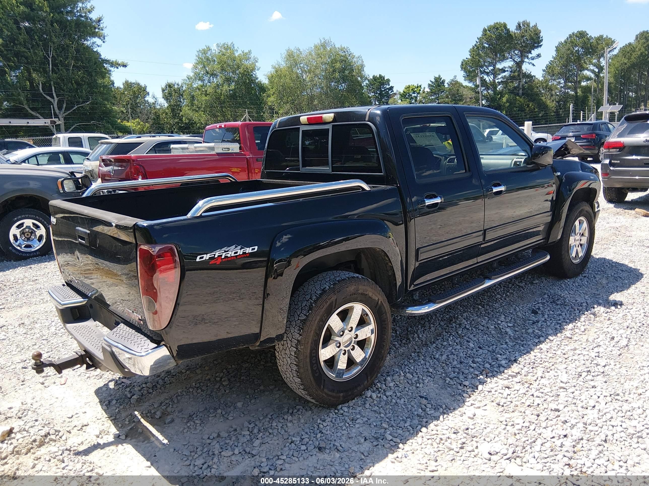 2010 Gmc Canyon Slt Black vin: 1GTJTFDP9A8113082