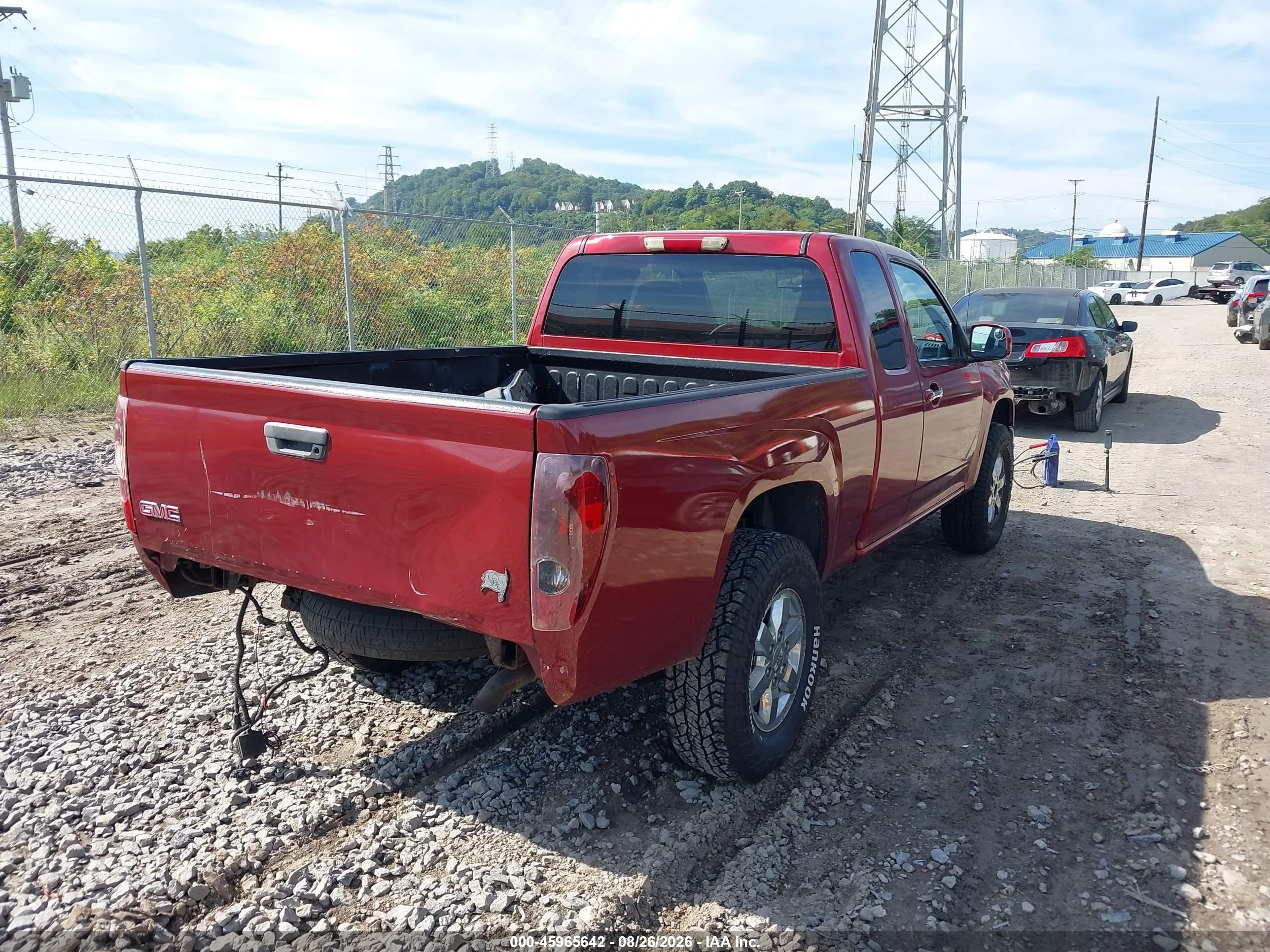 2010 Gmc Canyon Sle1 Maroon vin: 1GTKTCDE5A8131144